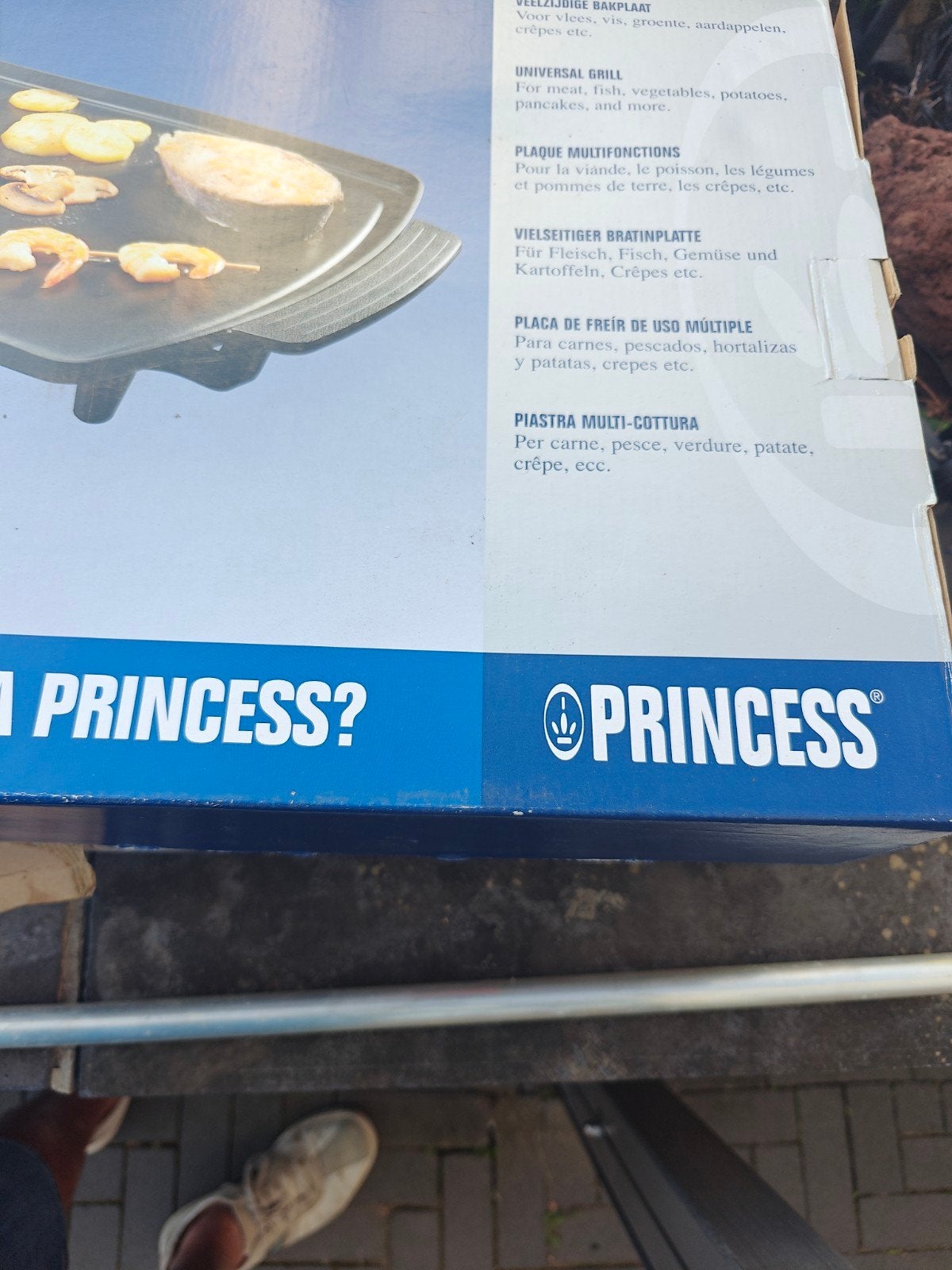 Princess Universele Grillplaat - Multifunctioneel, Ophalen of Verzenden, Nieuw, Tafelgrill