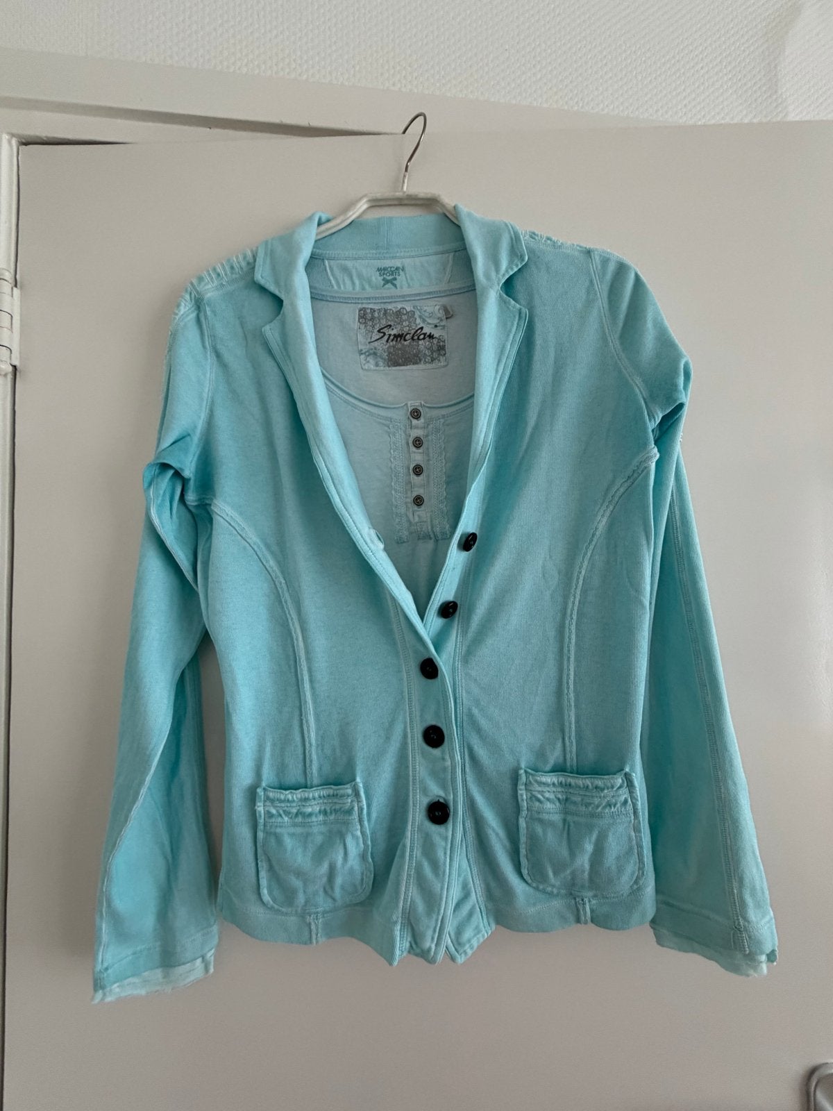 Marc Cain Vest en Simclan Shirtje - Maat M, Kleding | Dames, Ophalen of Verzenden, Zo goed als nieuw, Maat 38/40 (M), Blauw