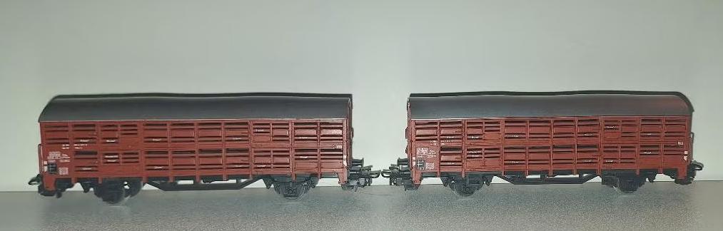 2x Marklin H0 4629 - Veewagen van de DB, Wisselstroom, Gebruikt, Wagon, Ophalen of Verzenden