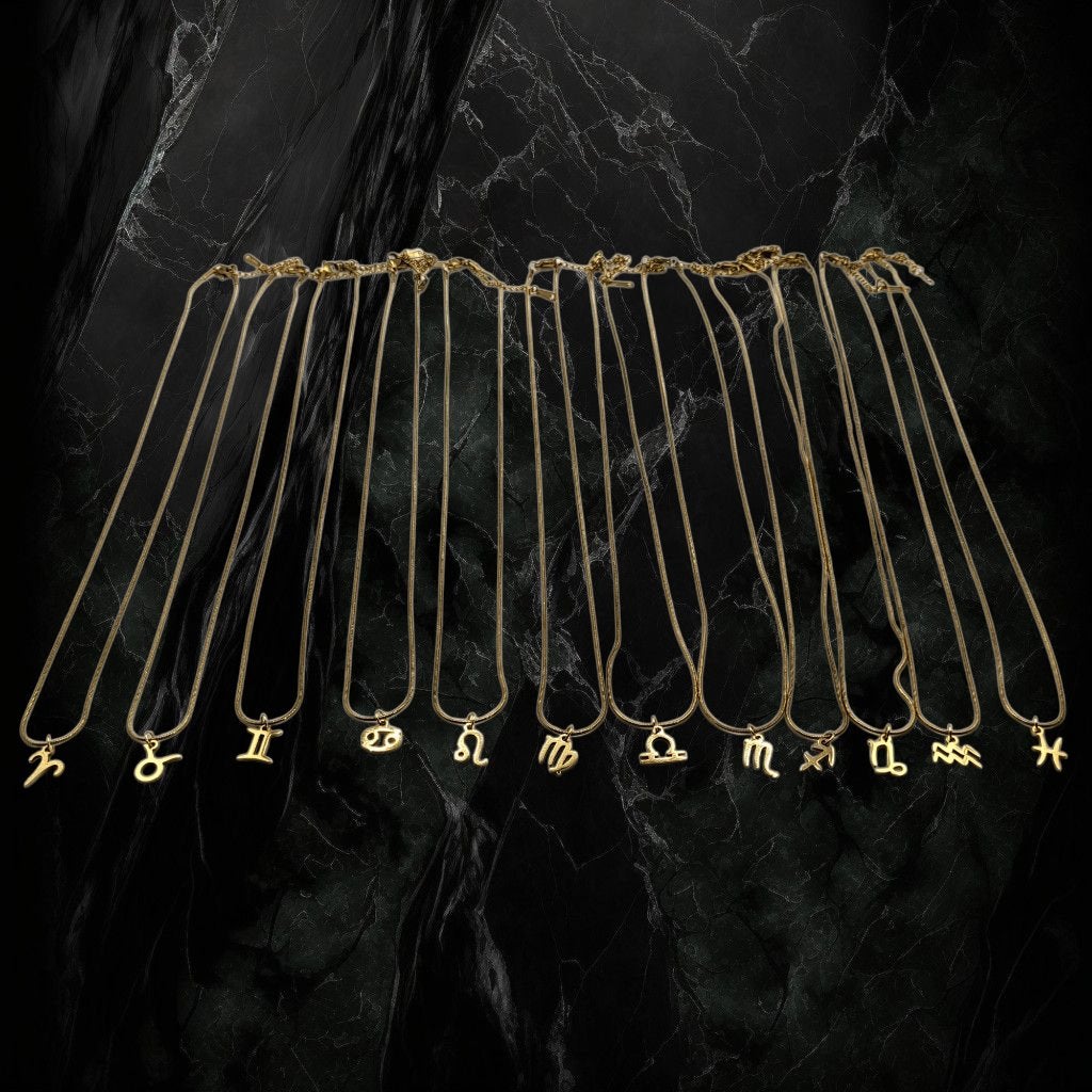 Ketting met sterrenbeeld hanger, stainless steel, Overige materialen, Verstelbaar, La Jefa Sieraden, Nieuw