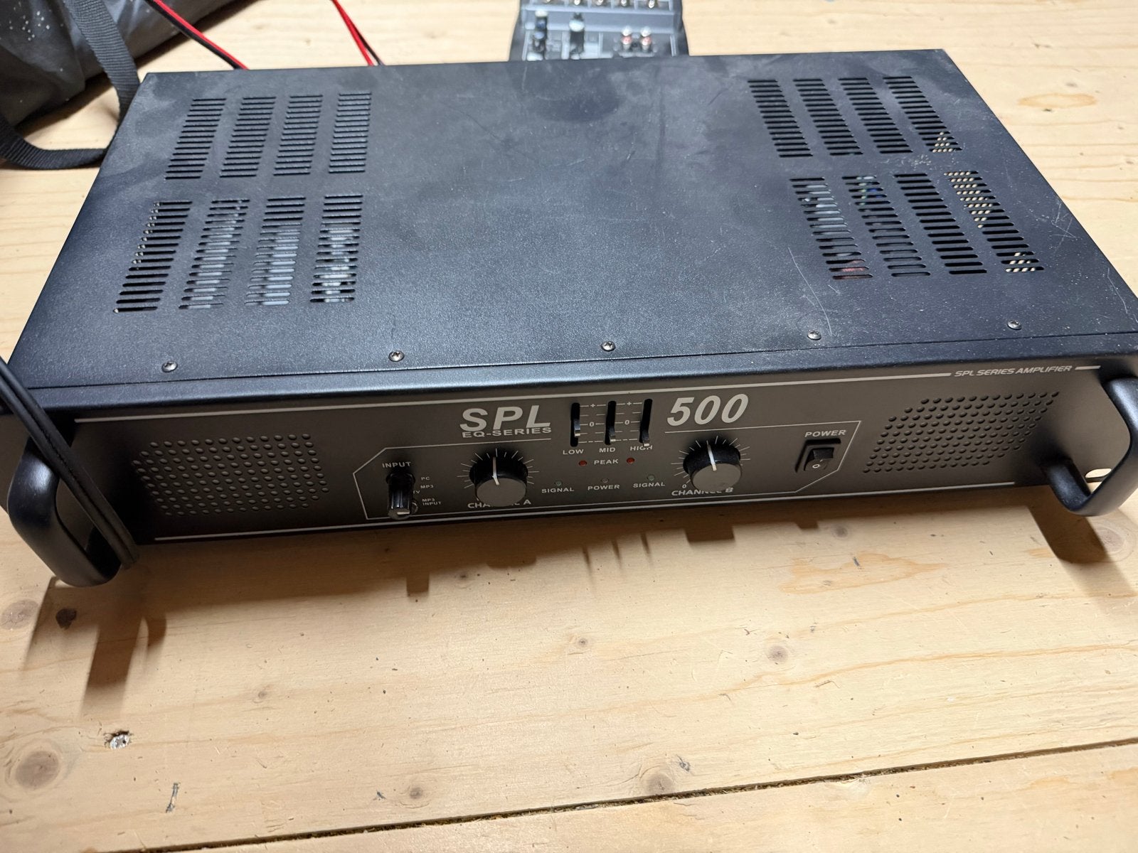 Complete Geluidset: SPL 500, Devine Boxen, Vonyx Microfoon, Losse componenten, Zo goed als nieuw, Speakers, Ophalen