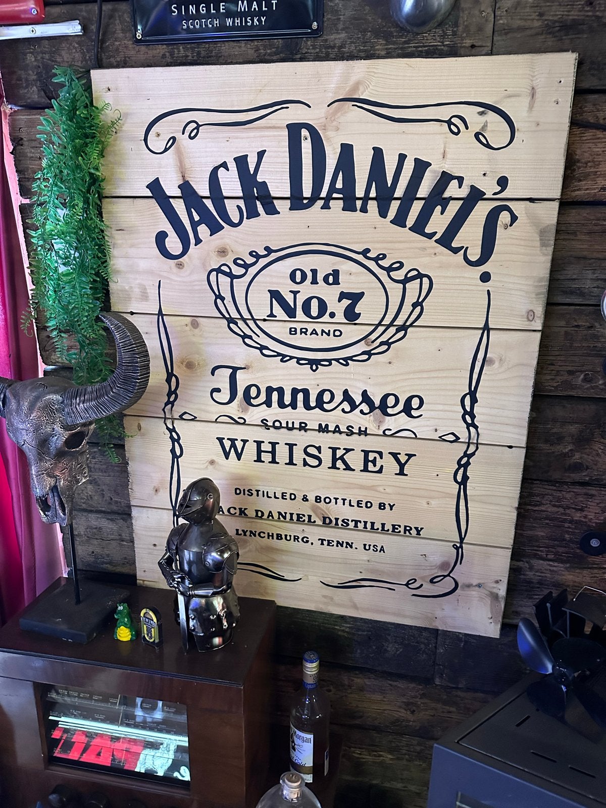 Jack Daniel's Houten Wandbord - Vintage Look, Ophalen of Verzenden, Zo goed als nieuw