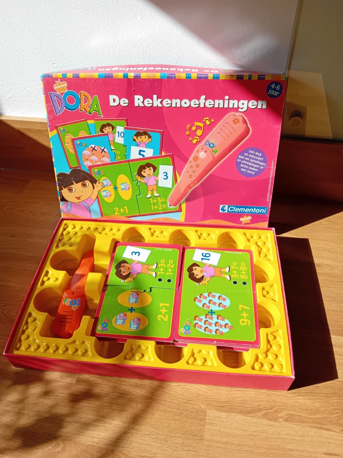 Dora De Rekenoefeningen - Clementoni (4-6 jaar), Ophalen of Verzenden, Zo goed als nieuw, Rekenen