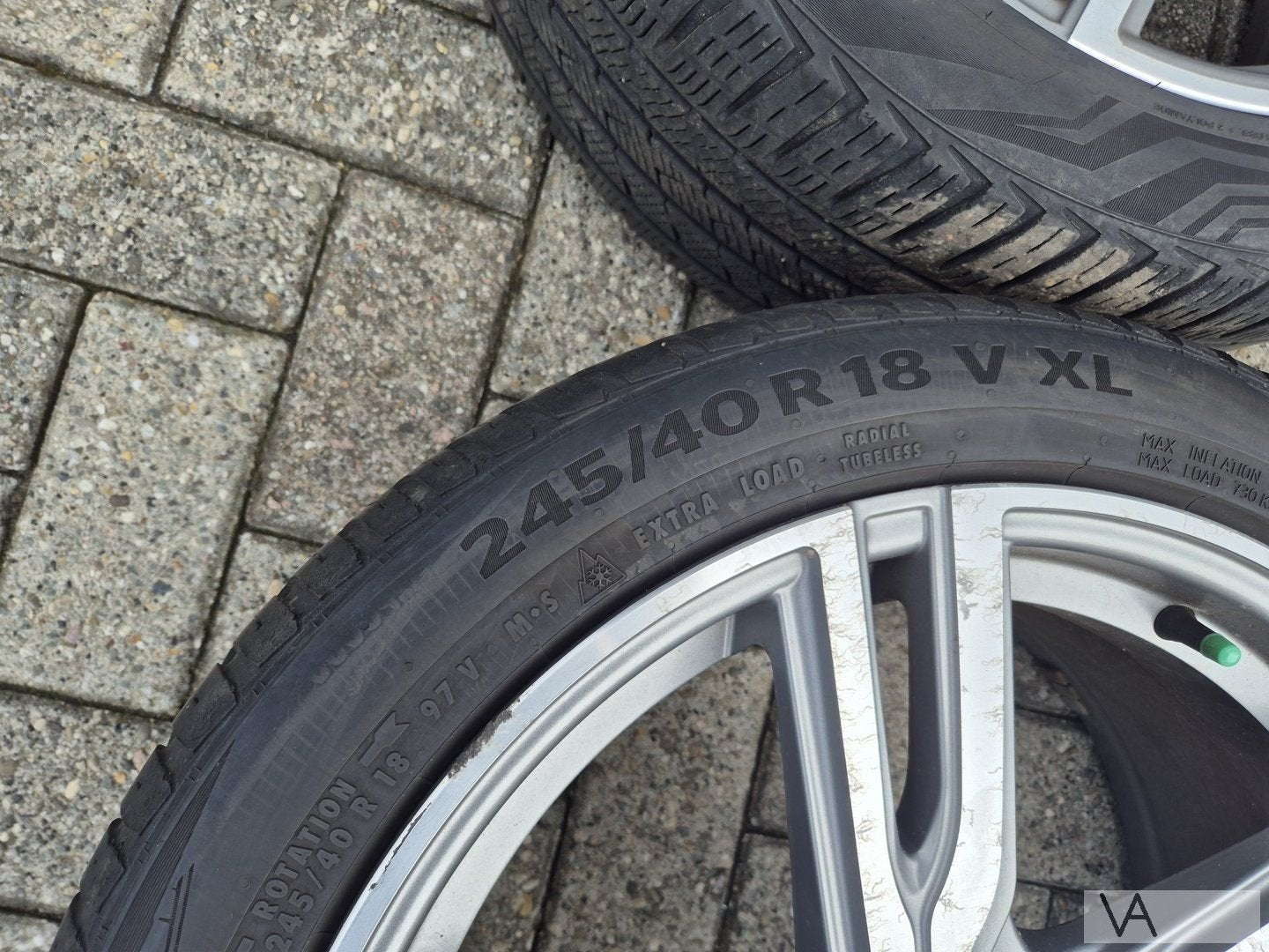 Set velgen 18 inch Volvo S60 V60 V70 S80 S90 V90 1 IS ANDERS, Auto-onderdelen, Gebruikt, -, -, Banden en Velgen
