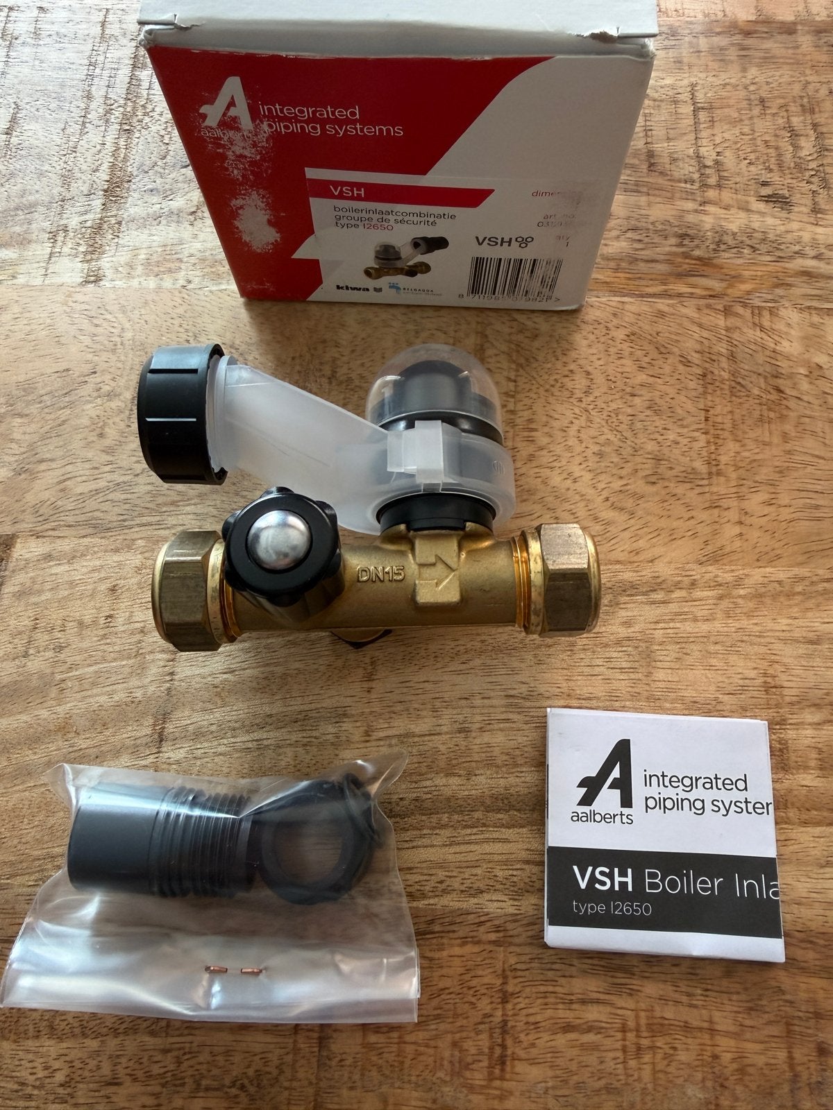Nieuwe VSH Boiler Inlaatcombinatie - Ongebruikt, Ophalen of Verzenden, Nieuw, Onderdeel, Terugslagbeveiliging (TTB)