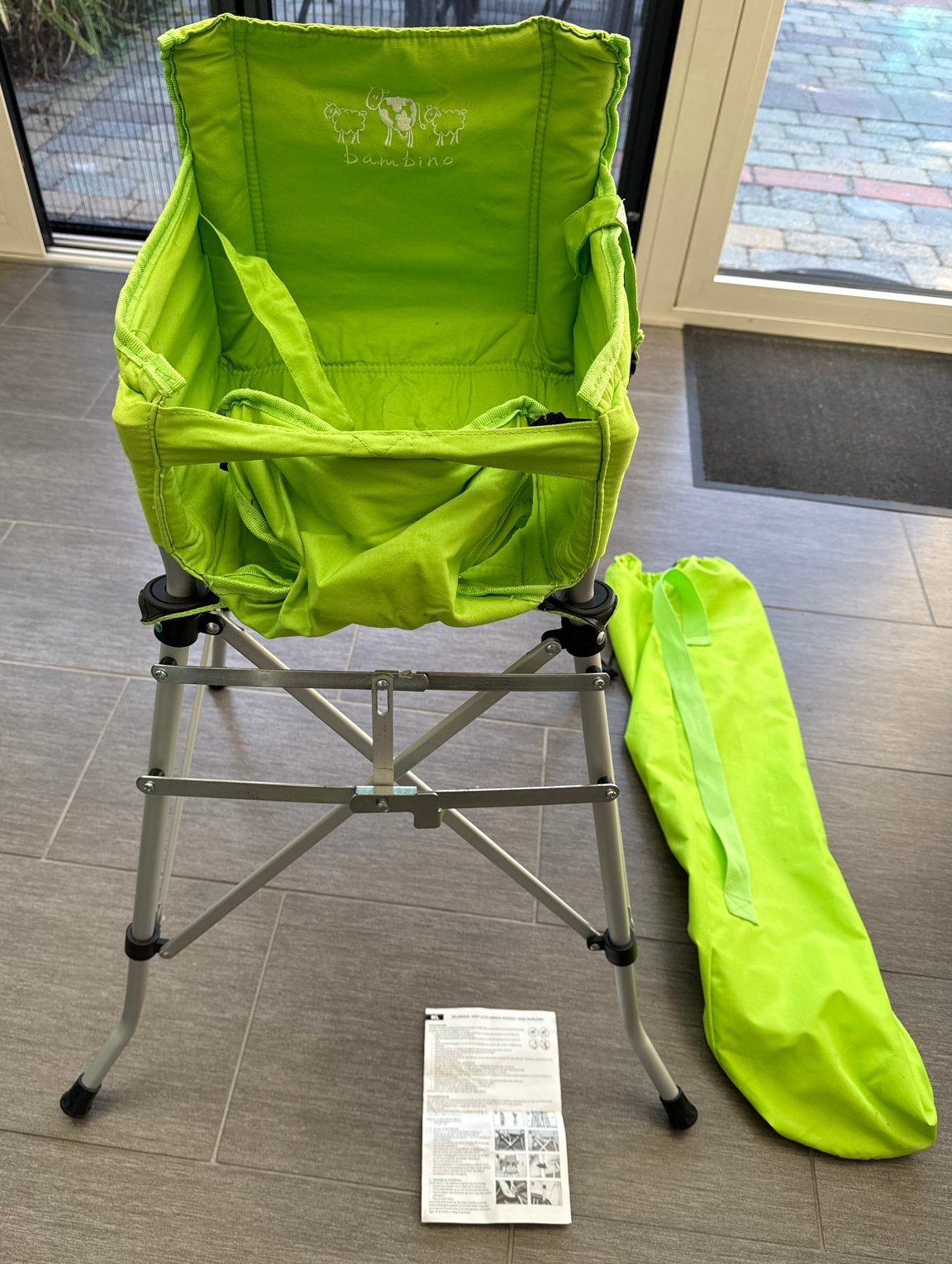 Draagbare kinderstoel Bambino - ideaal voor reizen, Kinderen en Baby's, Kinderstoelen, Ophalen, Zo goed als nieuw, Overige typen
