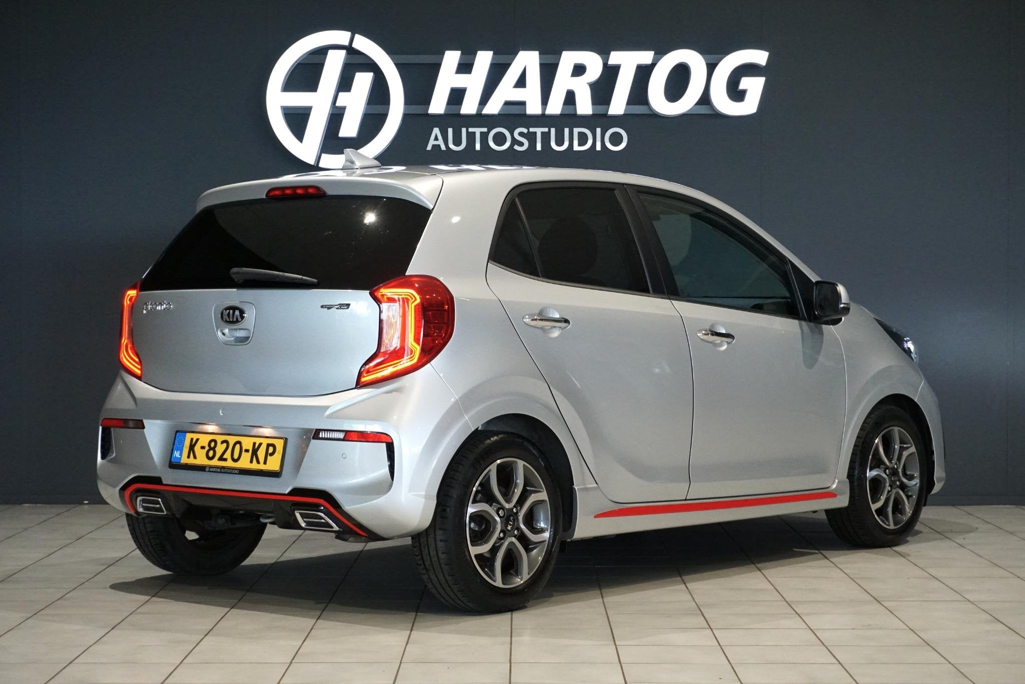 Kia Picanto 1.0 DPi GT-Line *dealer onderhouden* + CAMERA /, Auto's, Voorwielaandrijving, Automatische klimaatregeling, Gebruikt