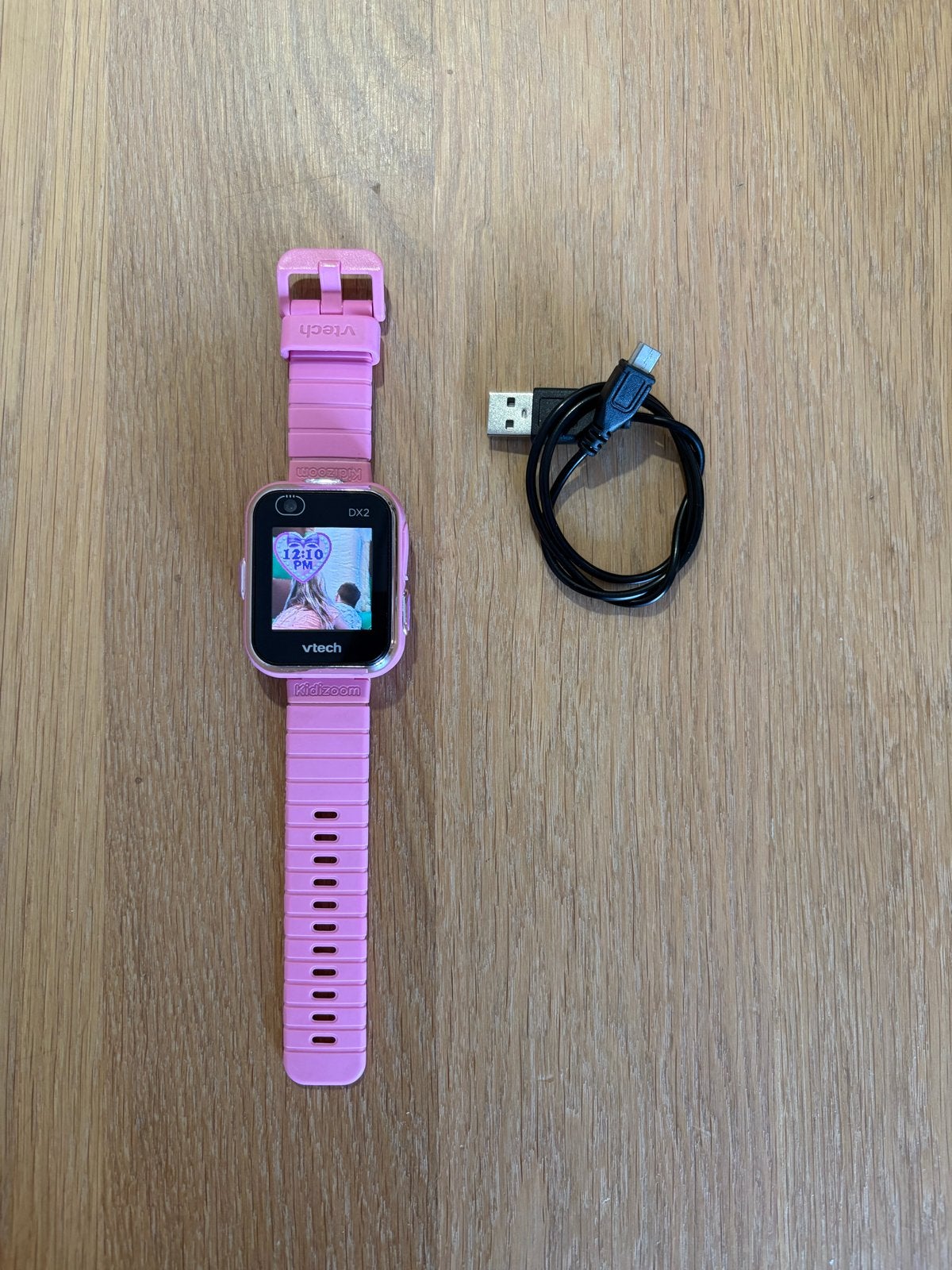 Vtech Kidizoom Smartwatch DX2 Roze - Kinder Smartwatch, Ophalen of Verzenden, Stappen, Zo goed als nieuw, Roze