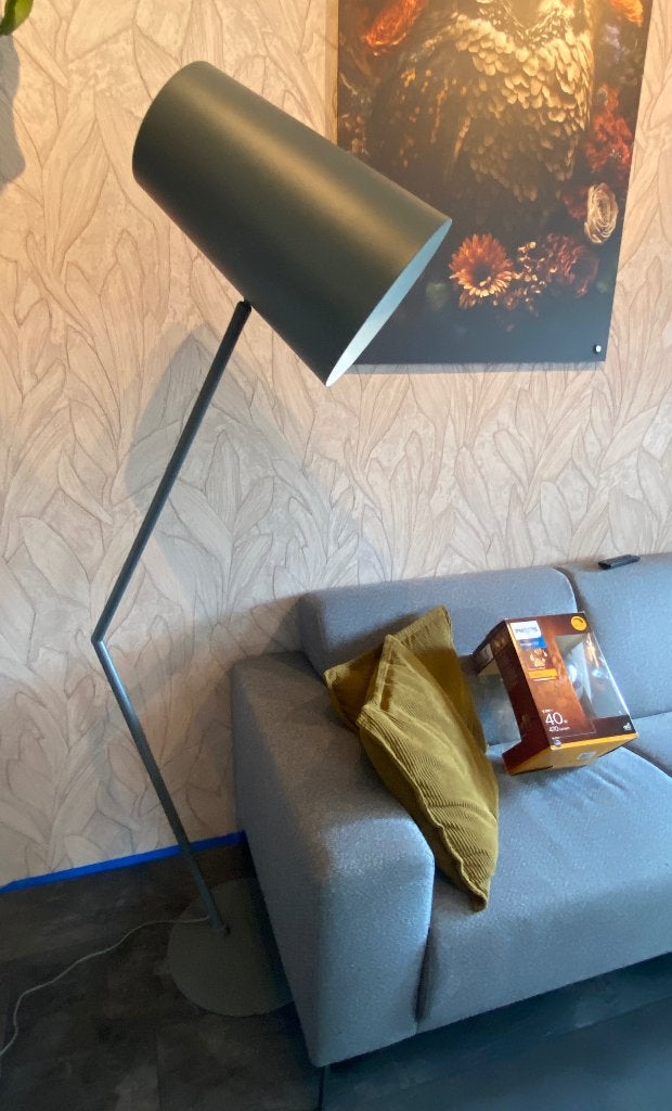Vloerlamp Bowd *, Ophalen, Gebruikt, E27 (groot), Metaal