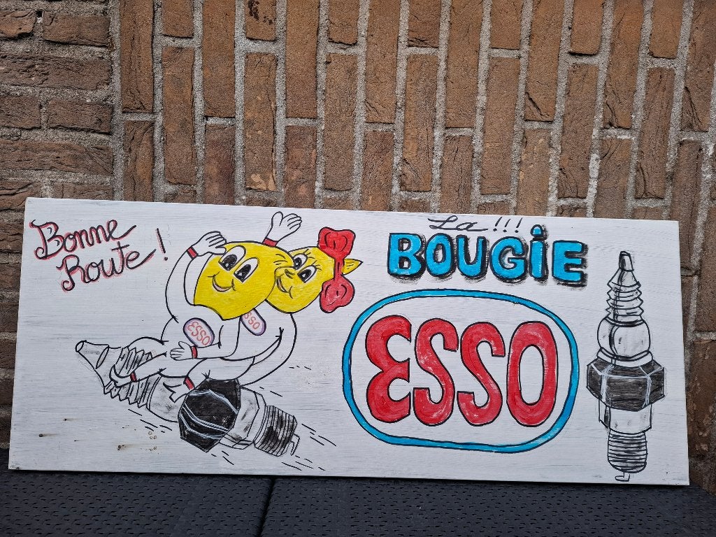 Groot Reclamebord Esso, Verzamelen, Ophalen of Verzenden, Nieuw, Auto's