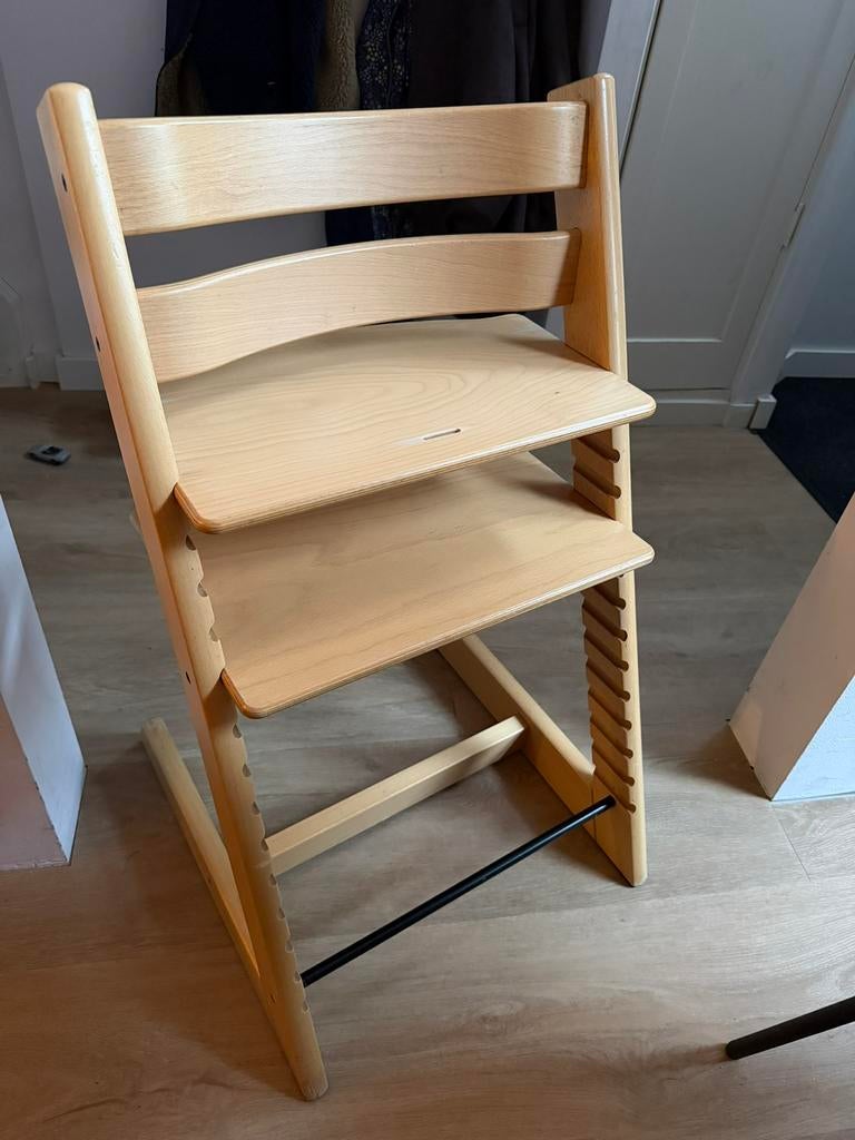Stokke Tripp Trapp Naturel - ZGAN, Ophalen, Zo goed als nieuw, Meegroeistoel, Stoelverkleiner