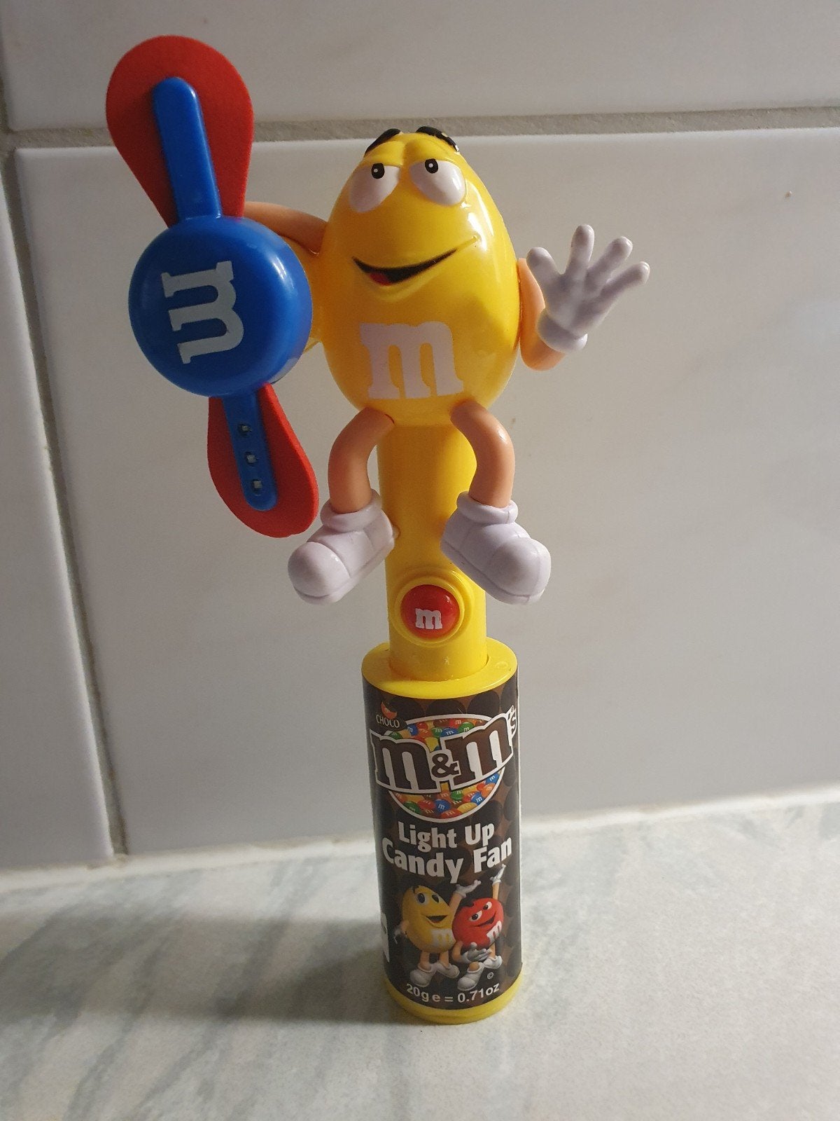 M&M propeller, onderin kunnen M&M's, uit 2010., Ophalen of Verzenden, Zo goed als nieuw, Overige typen