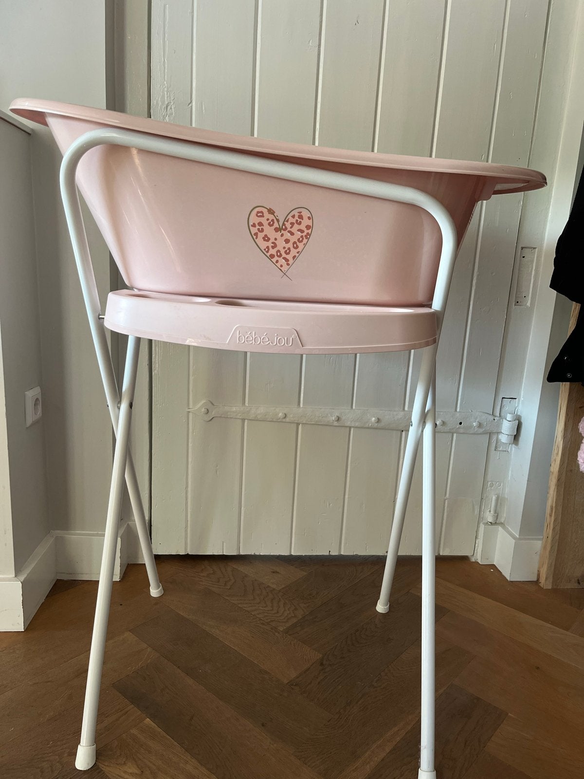 Bébé-jou babybadje op poten met afvoerslang, Kinderen en Baby's, Badjes en Verzorging, Ophalen, Gebruikt, Badje, Bébé-jou
