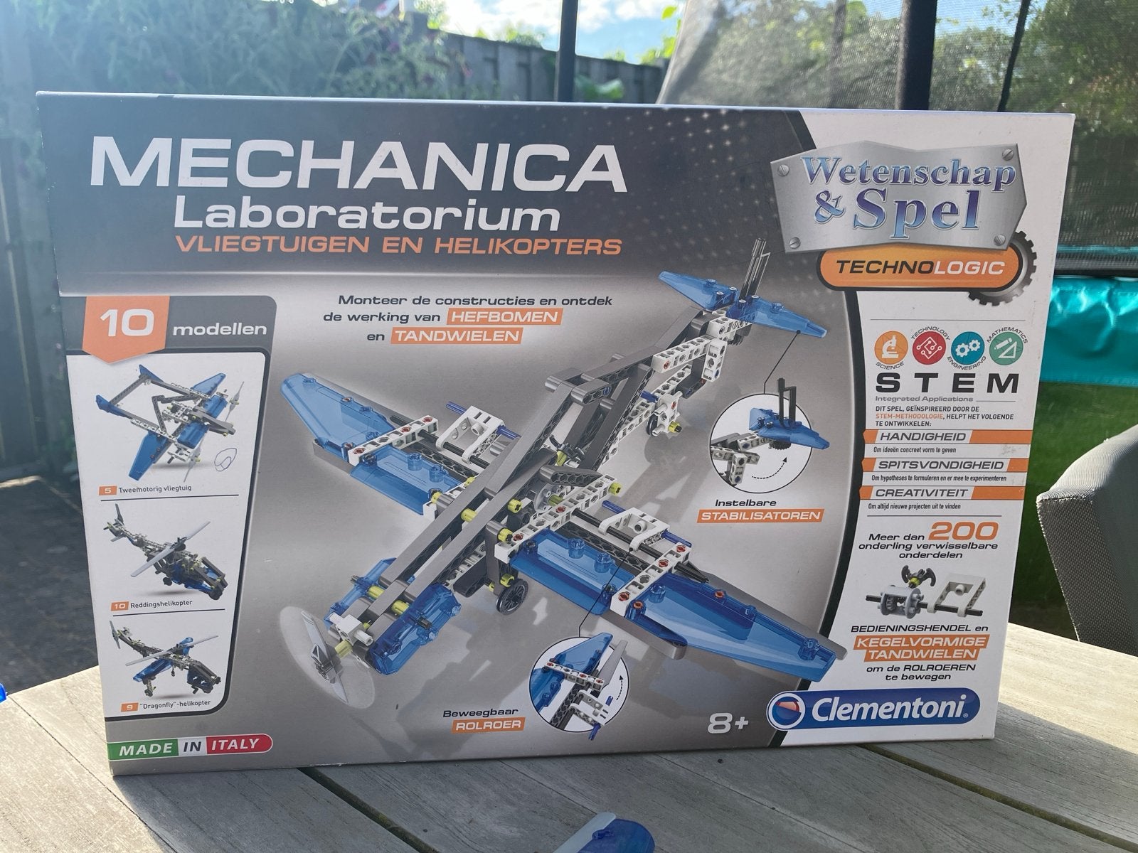 Clementoni Mechanica Laboratorium Vliegtuigen en Helikopters, Zo goed als nieuw, Groter dan 1:72, Vliegtuig, Ophalen