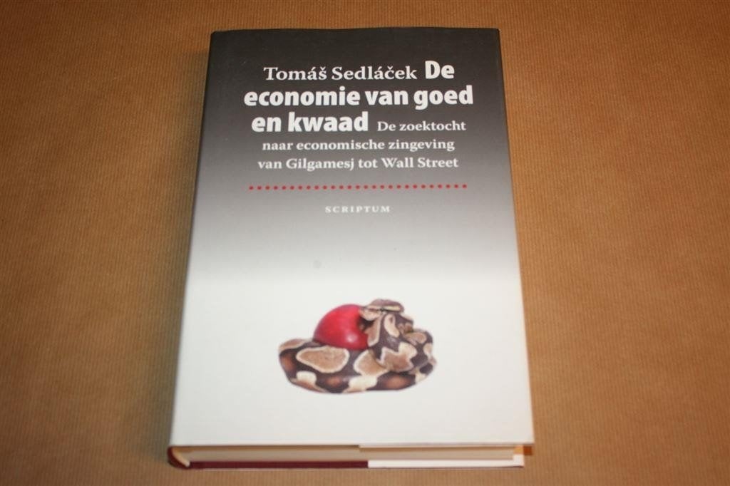 De economie van goed en kwaad. Tomas Sedlacek., Ophalen of Verzenden, Zo goed als nieuw, Management