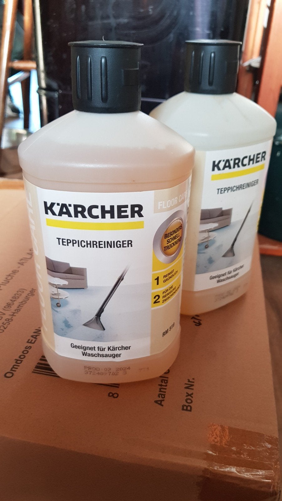 Kärcher Tapijtreiniger RM 519 - 1 liter, Doe-het-zelf en Verbouw, Ophalen of Verzenden, Nieuw, Overige typen