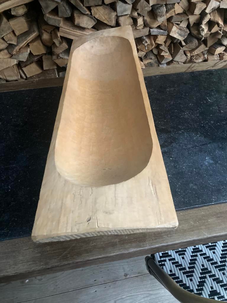 Houten trog, Ophalen, Zo goed als nieuw, 50 mm of meer, Balk