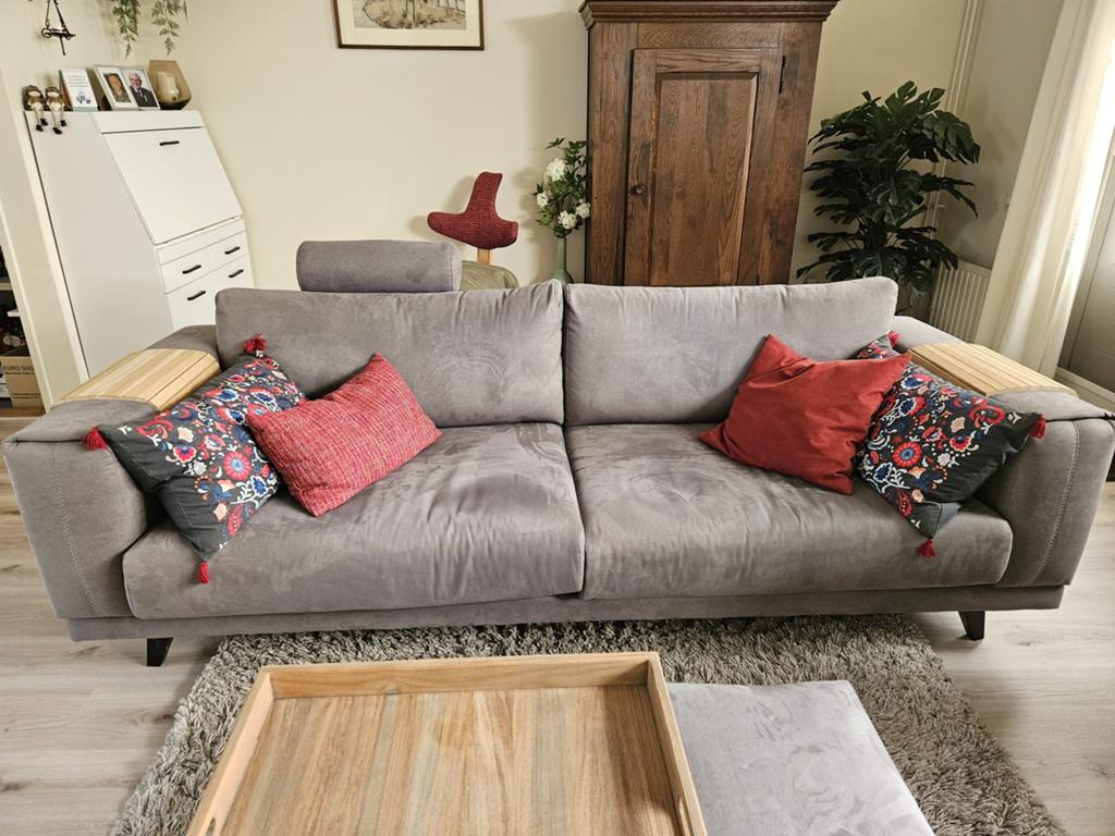 Henders & Hazel designbank, Huis en Inrichting, Banken | Bankstellen, Ophalen, Driepersoons, 75 tot 100 cm, Zo goed als nieuw