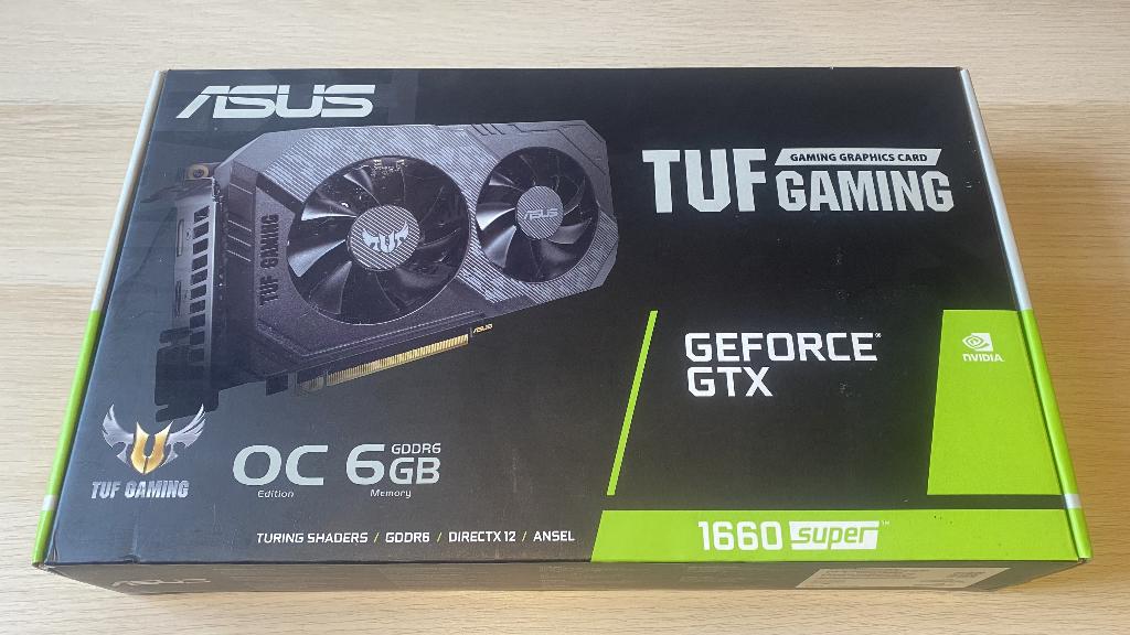 Asus TUF Geforce GTX 1660 Super OC 6GB, Computers en Software, Videokaarten, PCI-Express 3, GDDR6, HDMI, Ophalen of Verzenden