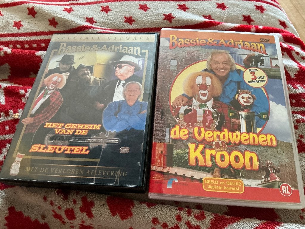 Bassie & Adriaan 5X DVD, Alle leeftijden, Ophalen of Verzenden, Gebruikt, Tv-serie