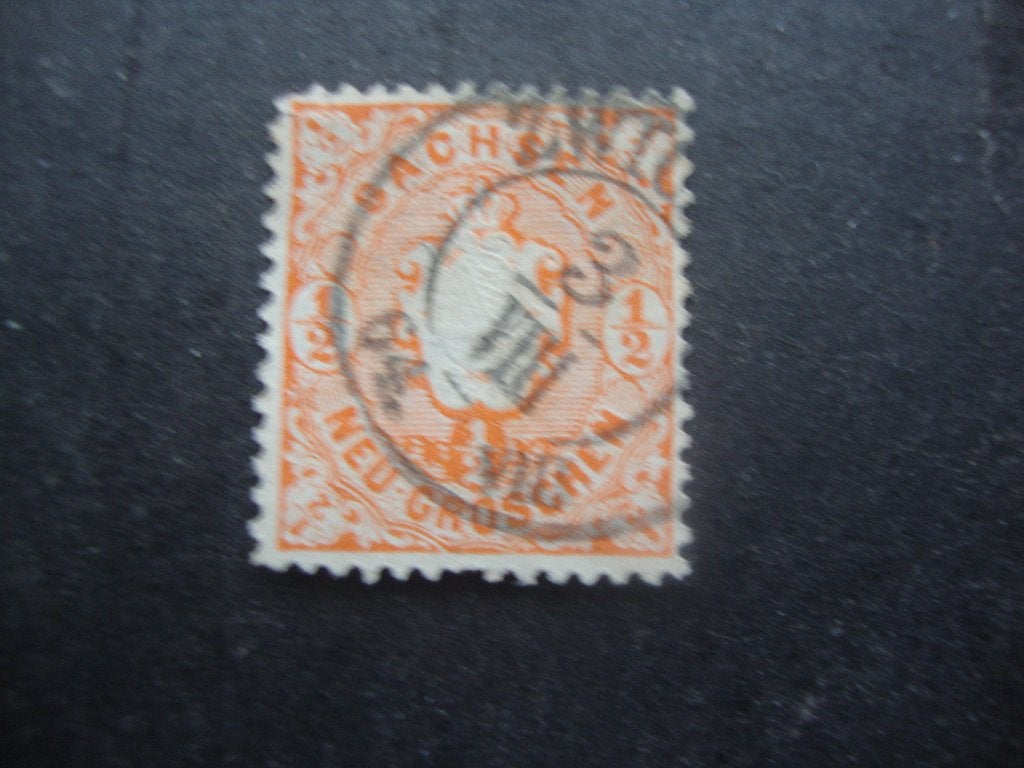 Sachsen nr. 15d Gestempeld,( aanbieding ), Ophalen of Verzenden, Duitse Keizerrijk, Gestempeld