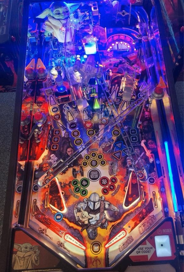 Flipperkast Star Wars the Mandalorian Pro van Stern HUO, Verzamelen, Automaten | Flipperkasten, Ophalen, Stern, Zo goed als nieuw