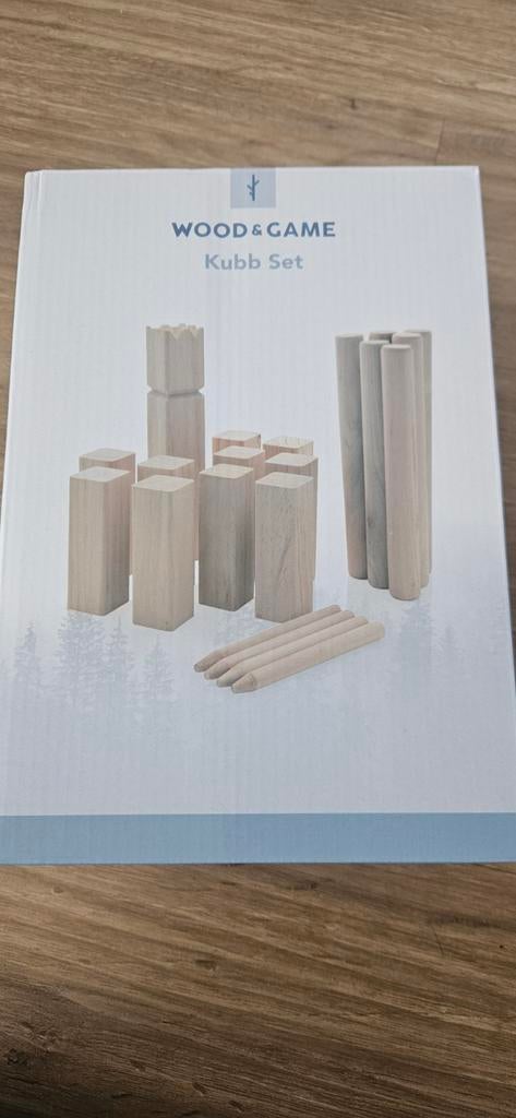 Hout spel Kubb set, Ophalen of Verzenden