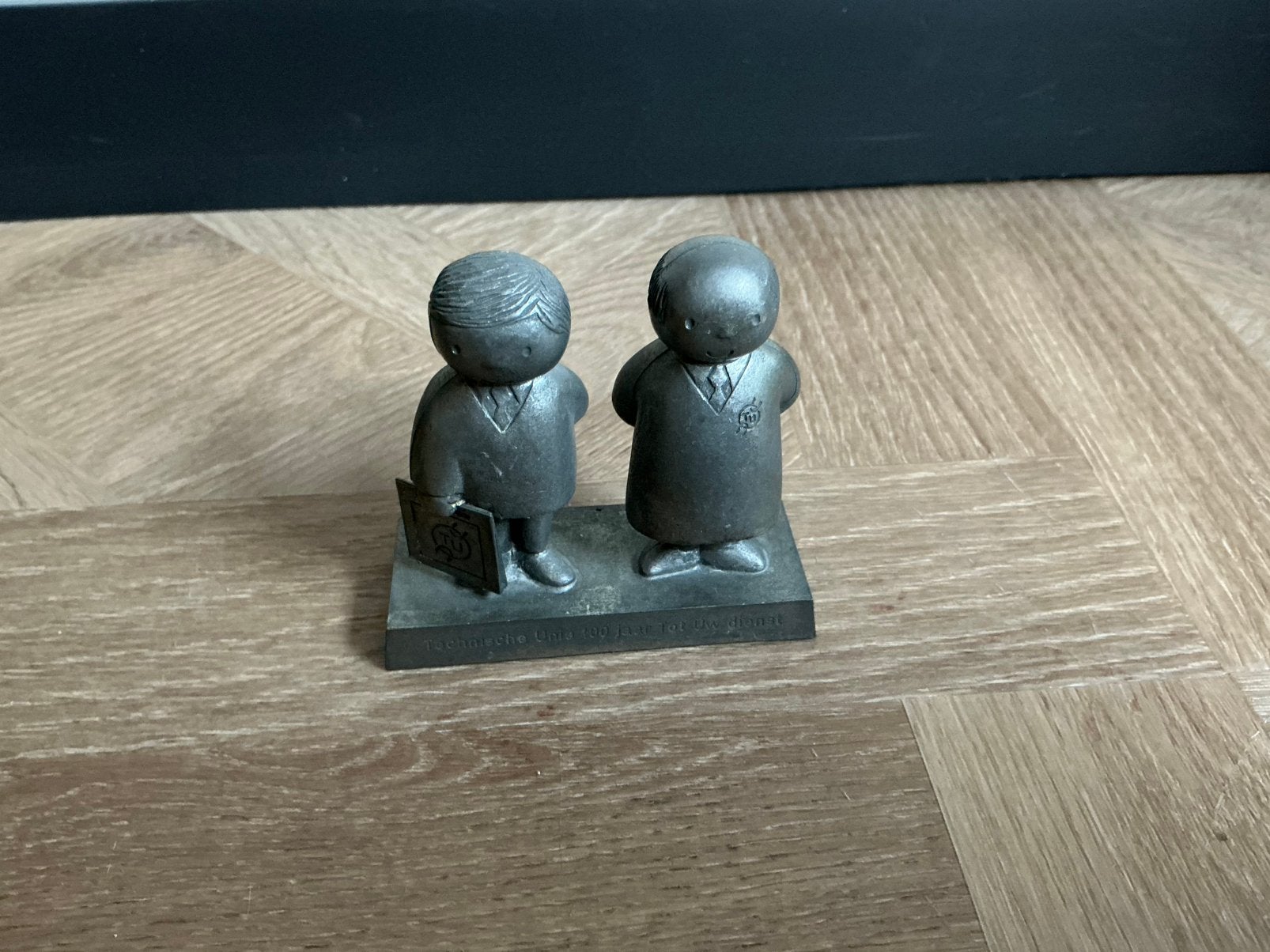 Dick Bruna royal daalderop,tinnen beeld technische uni 1980, Verzenden, Zo goed als nieuw, Overige typen