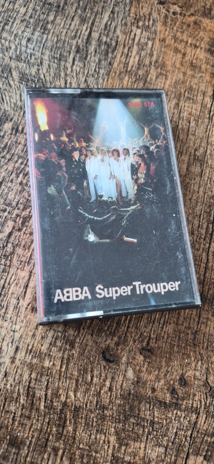 ABBA - Super Trouper Cassettebandje voor verzamelaar, Gebruikt, 1 bandje, Ophalen of Verzenden, Origineel