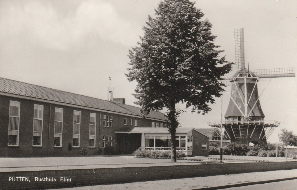 Putten     Rusthuis  Elim, Verzamelen, Ansichtkaarten | Nederland, Ophalen of Verzenden, 1940 tot 1960, Ongelopen, Gelderland