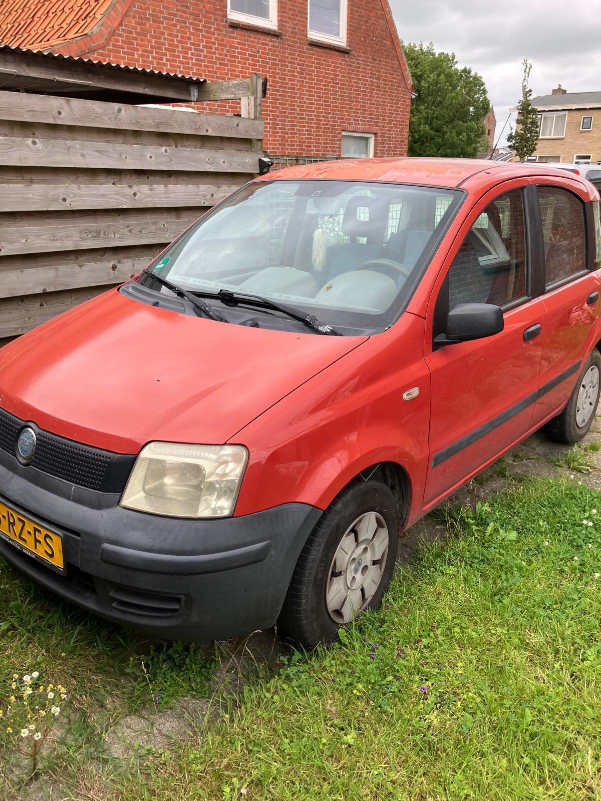 Fiat Panda 1.1 Rood in zeer goede staat, Auto's, Voorwielaandrijving, 54 pk, 4 stoelen, Origineel Nederlands