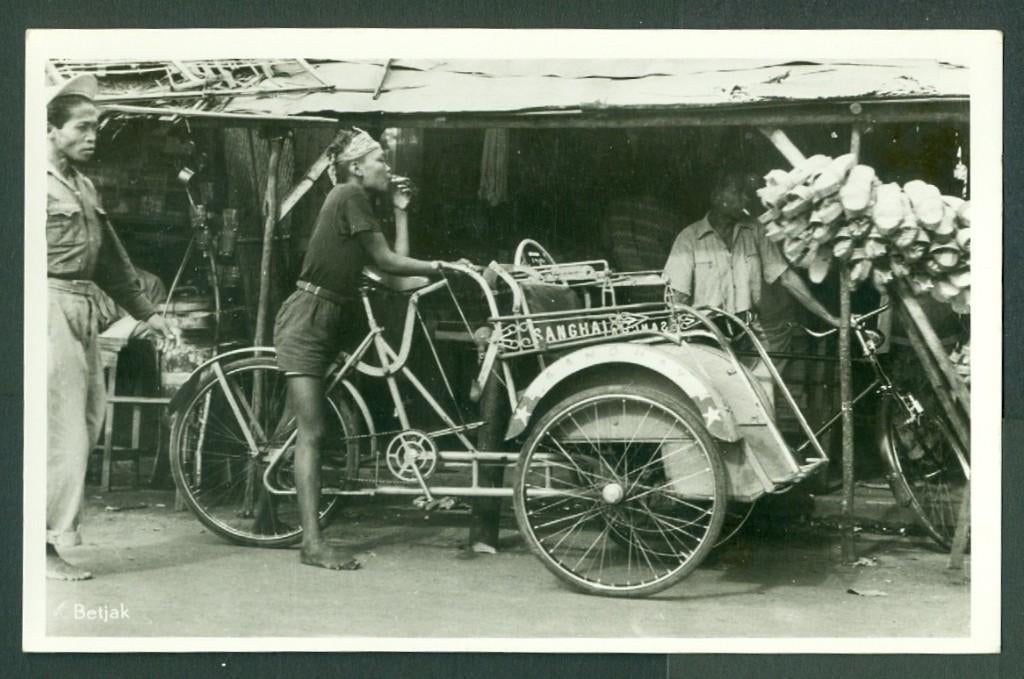 AK Nederlands Indie Betjak, Ophalen of Verzenden, 1940 tot 1960, Ongelopen, Noord-Holland