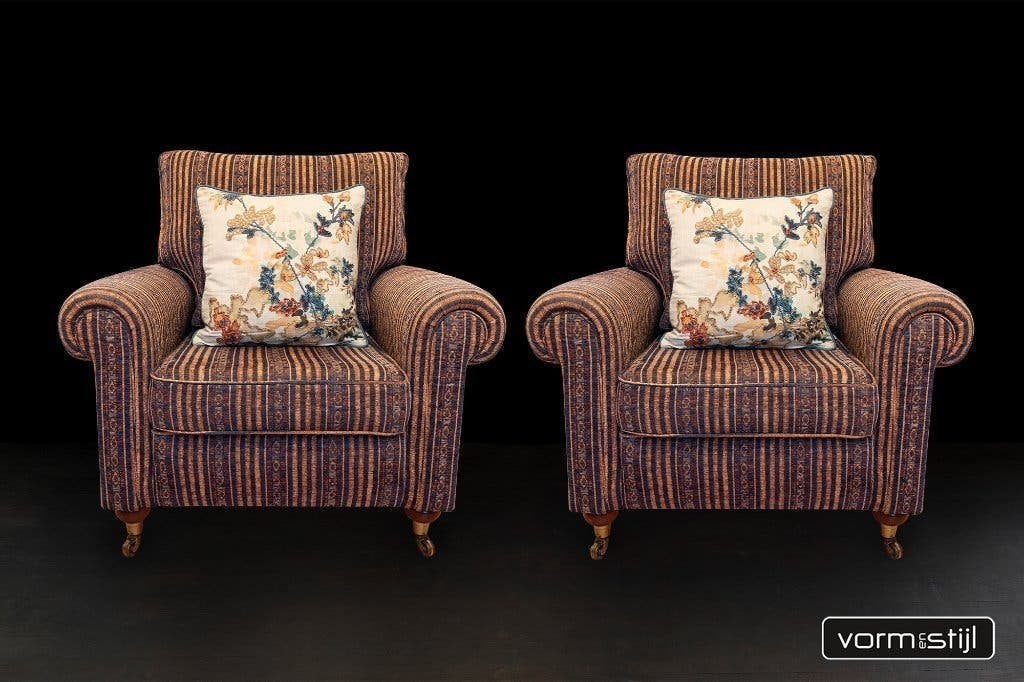 Duresta style fauteuils, Ophalen, 75 tot 100 cm, Zo goed als nieuw, 75 tot 100 cm