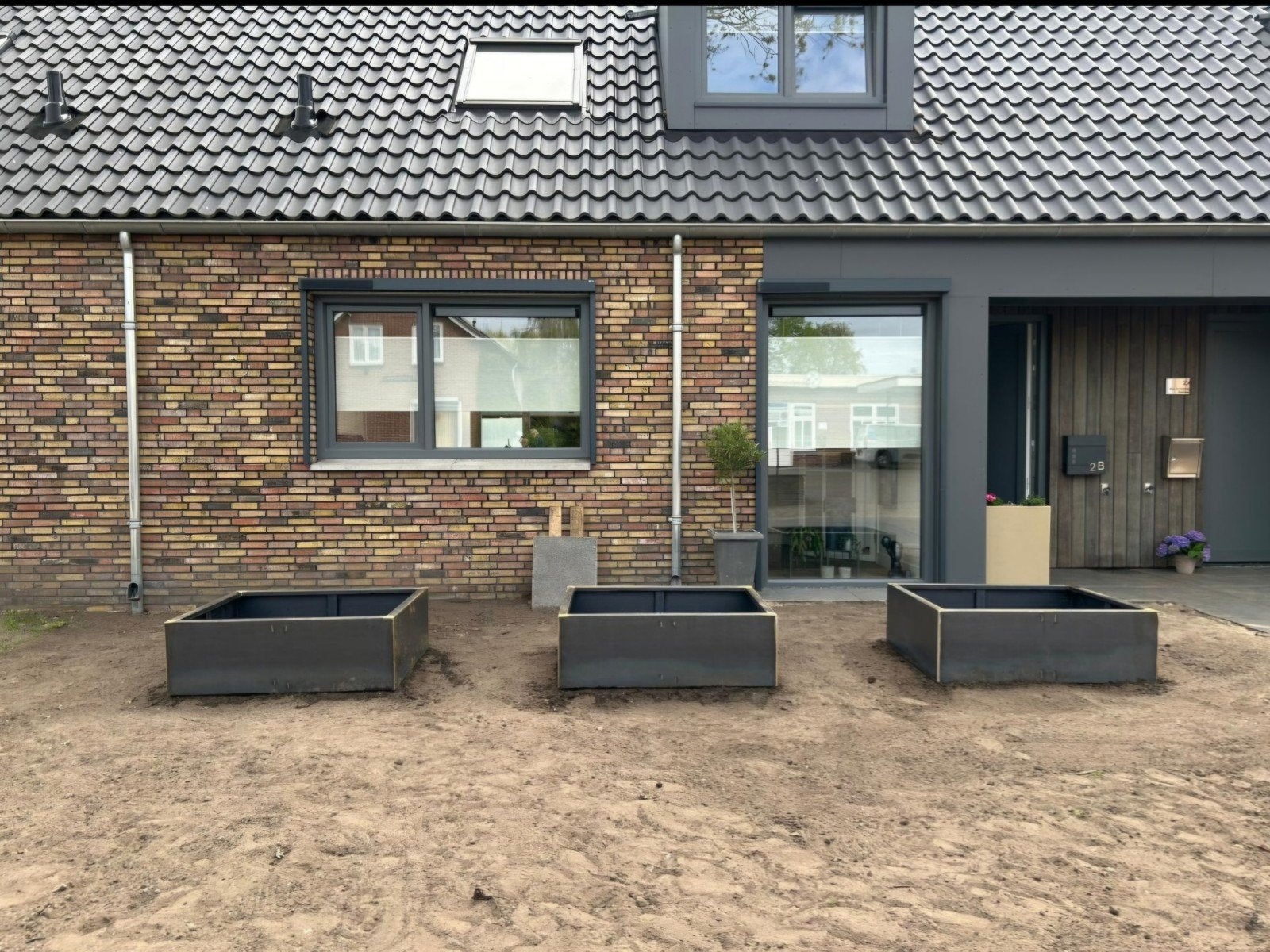 Cortenstalen bloembakken - Duurzaam en onderhoudsvriendelijk, Ophalen, Nieuw, Minder dan 25 cm, Metaal