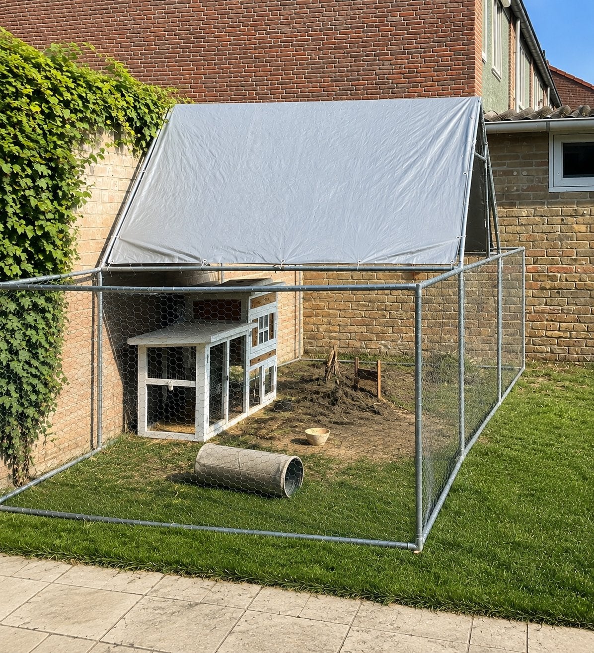Konijnen/kippenren zonder hok te koop, Ophalen, 90 cm of meer, Konijn, Ren