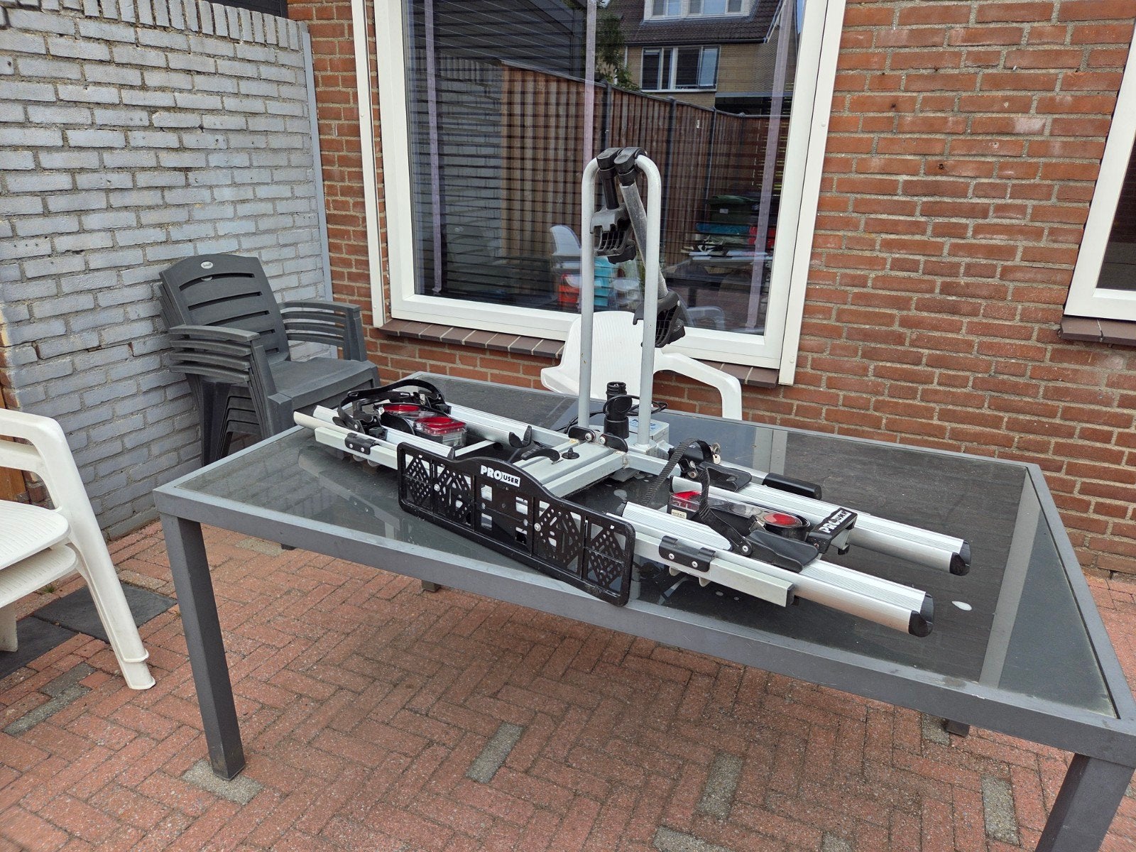 Diamant pro user fietsendrager, Auto diversen, Fietsendragers, Ophalen, Gebruikt, 2 fietsen, Trekhaakdrager