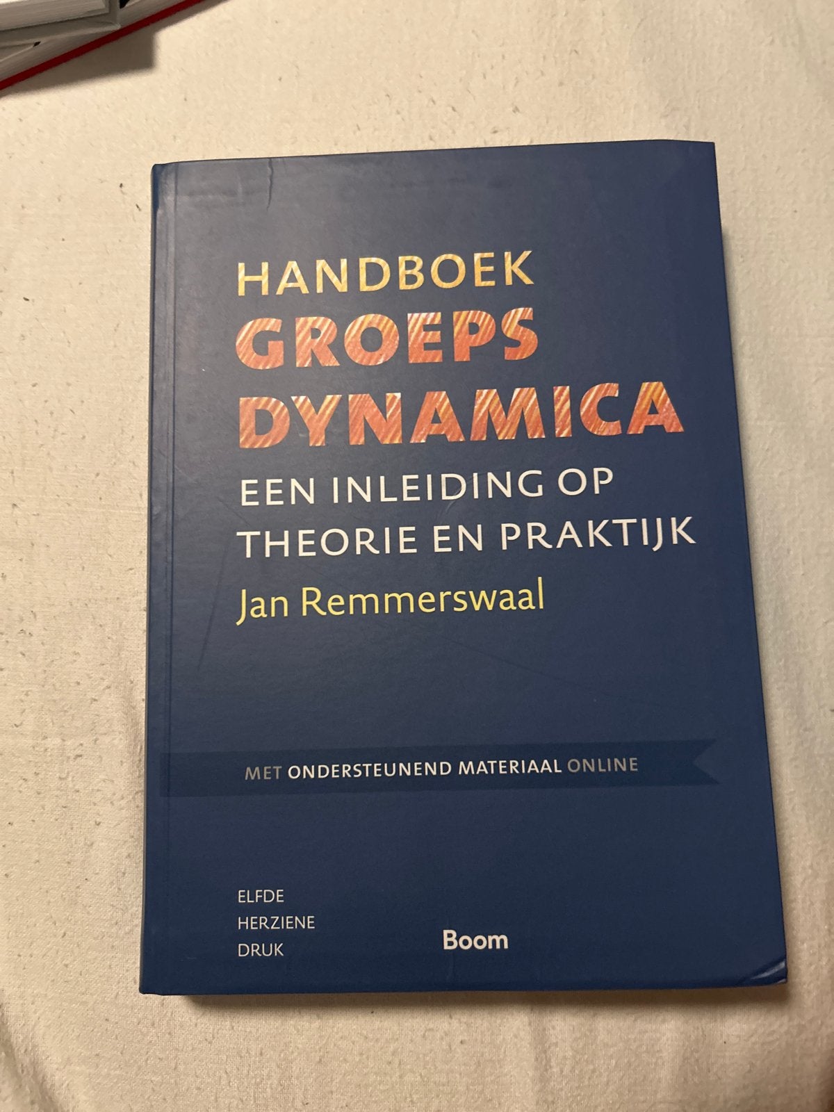 Handboek Groepsdynamica - Jan Remmerswaal, Boeken, Studieboeken en Cursussen, Ophalen of Verzenden, Gamma, Zo goed als nieuw, HBO