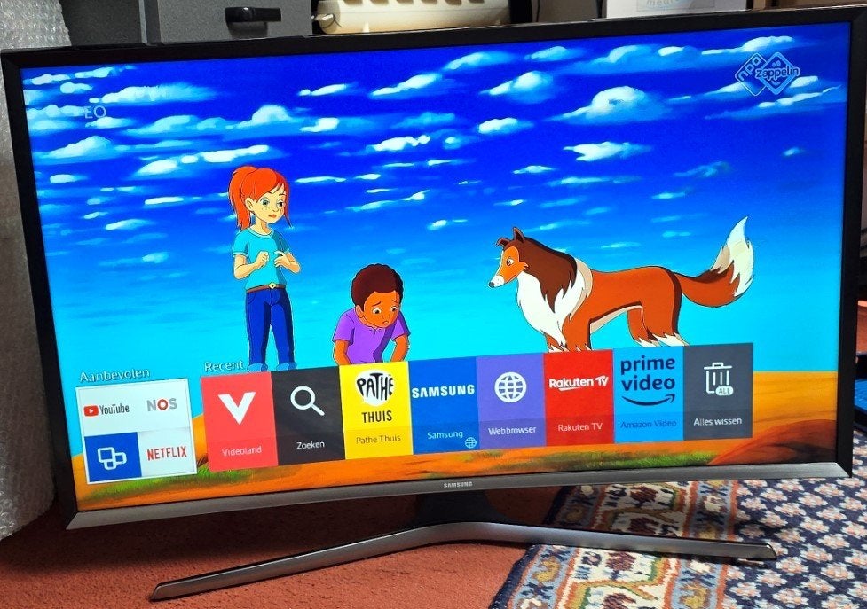 Samsung 32 inch Curved Smart TV Internet Wi-Fi HDMI USB, Ophalen, Gebruikt