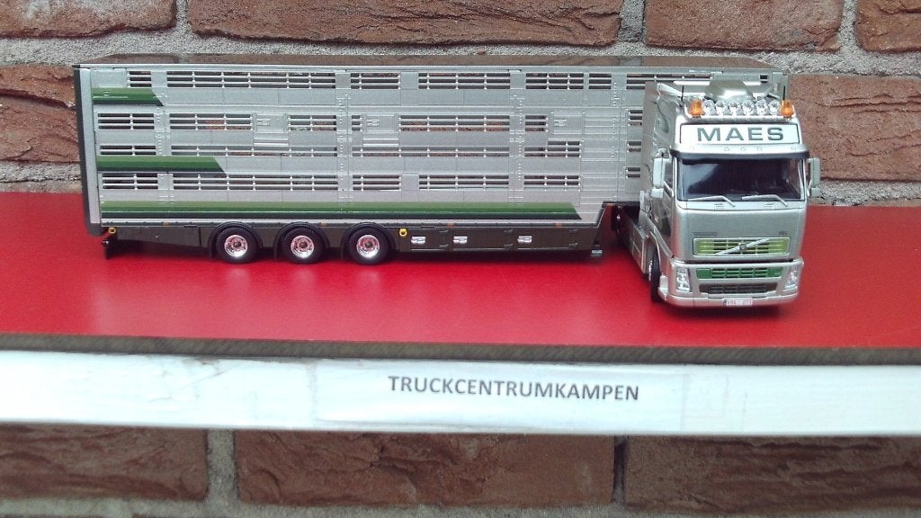 Tekno  Volvo  FH02  Globetrotter  van  Maes., Hobby en Vrije tijd, Modelauto's | 1:50, Ophalen of Verzenden, Nieuw, Bus of Vrachtwagen