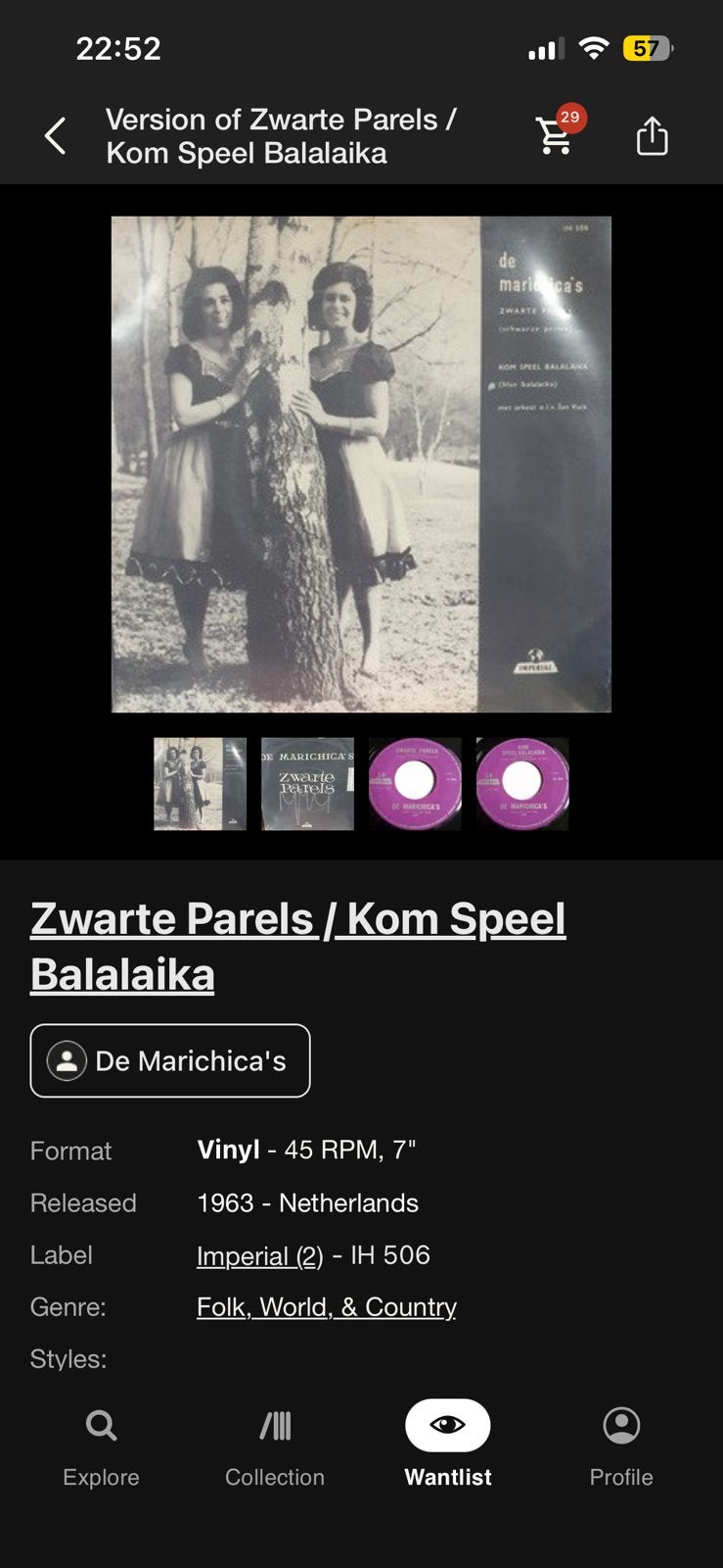 Gezocht de marichica’s zwarte parels, Ophalen of Verzenden