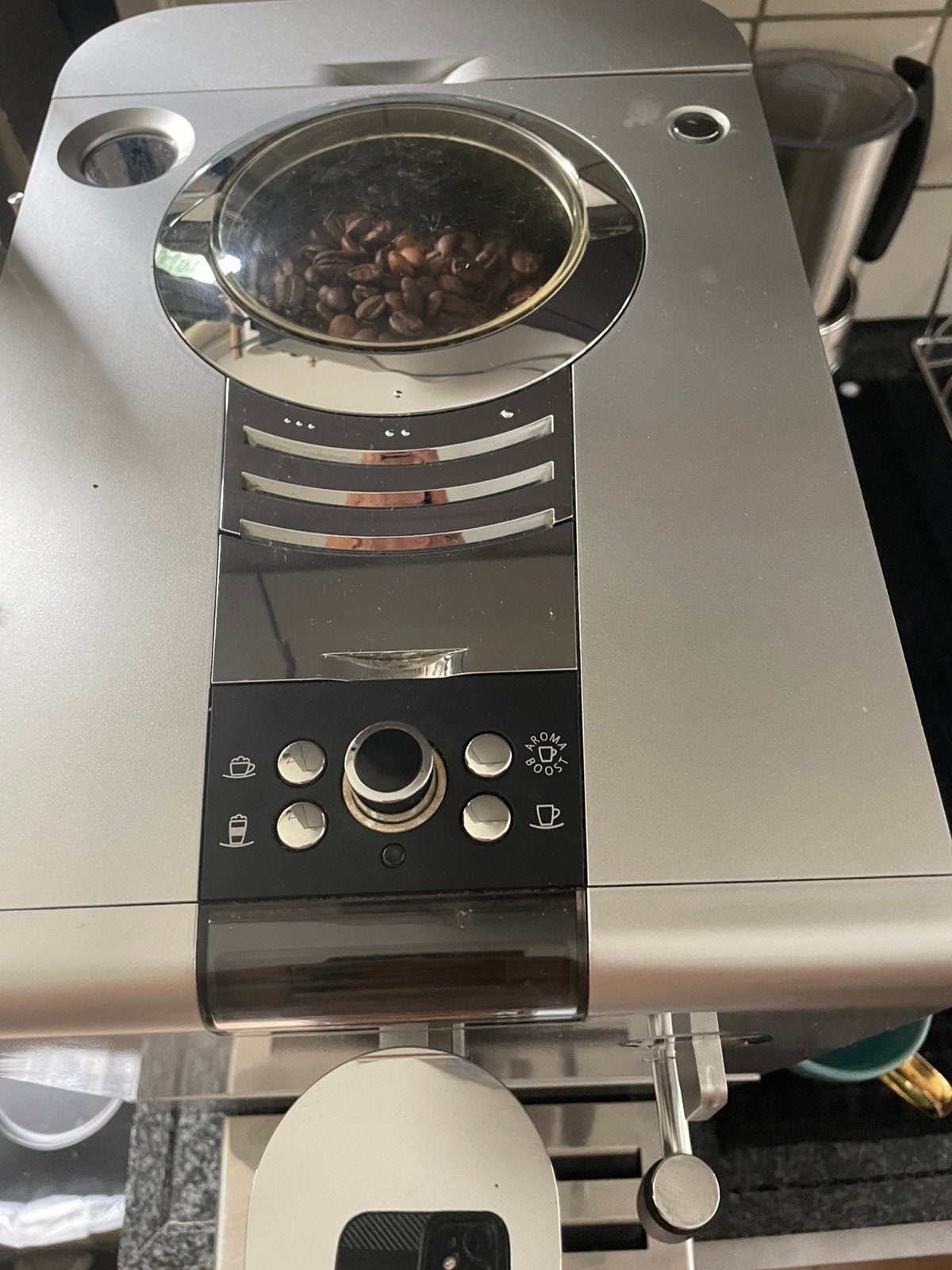 Voor de koffie-klusser:jura ena 9 met kleine gebreken, Witgoed en Apparatuur, Koffiezetapparaten, Ophalen, Gebruikt, Koffiemachine