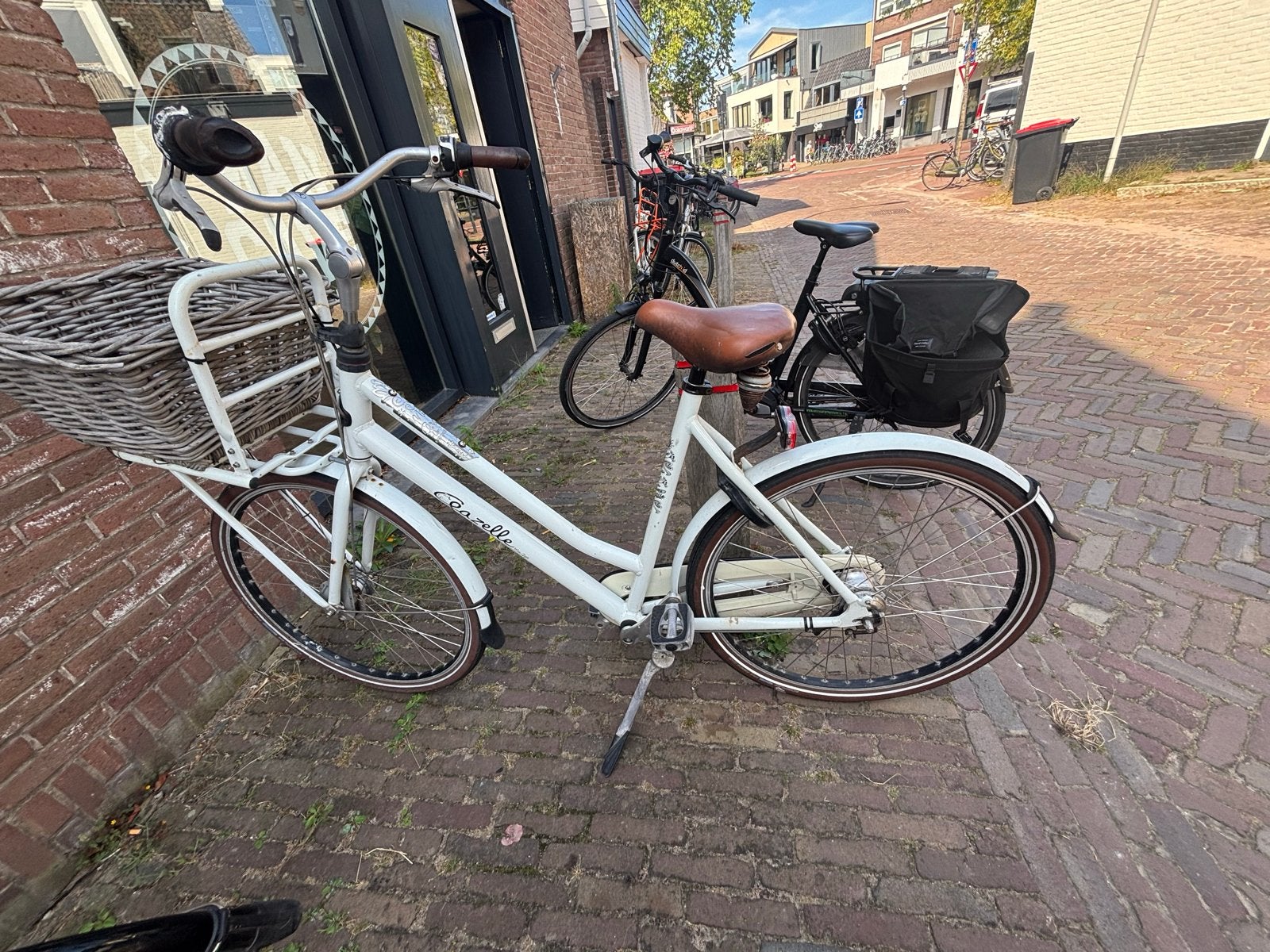 Gazelle Miss Grace Damesfiets - Wit, Ophalen, Gazelle, Trommelrem, 53 tot 56 cm