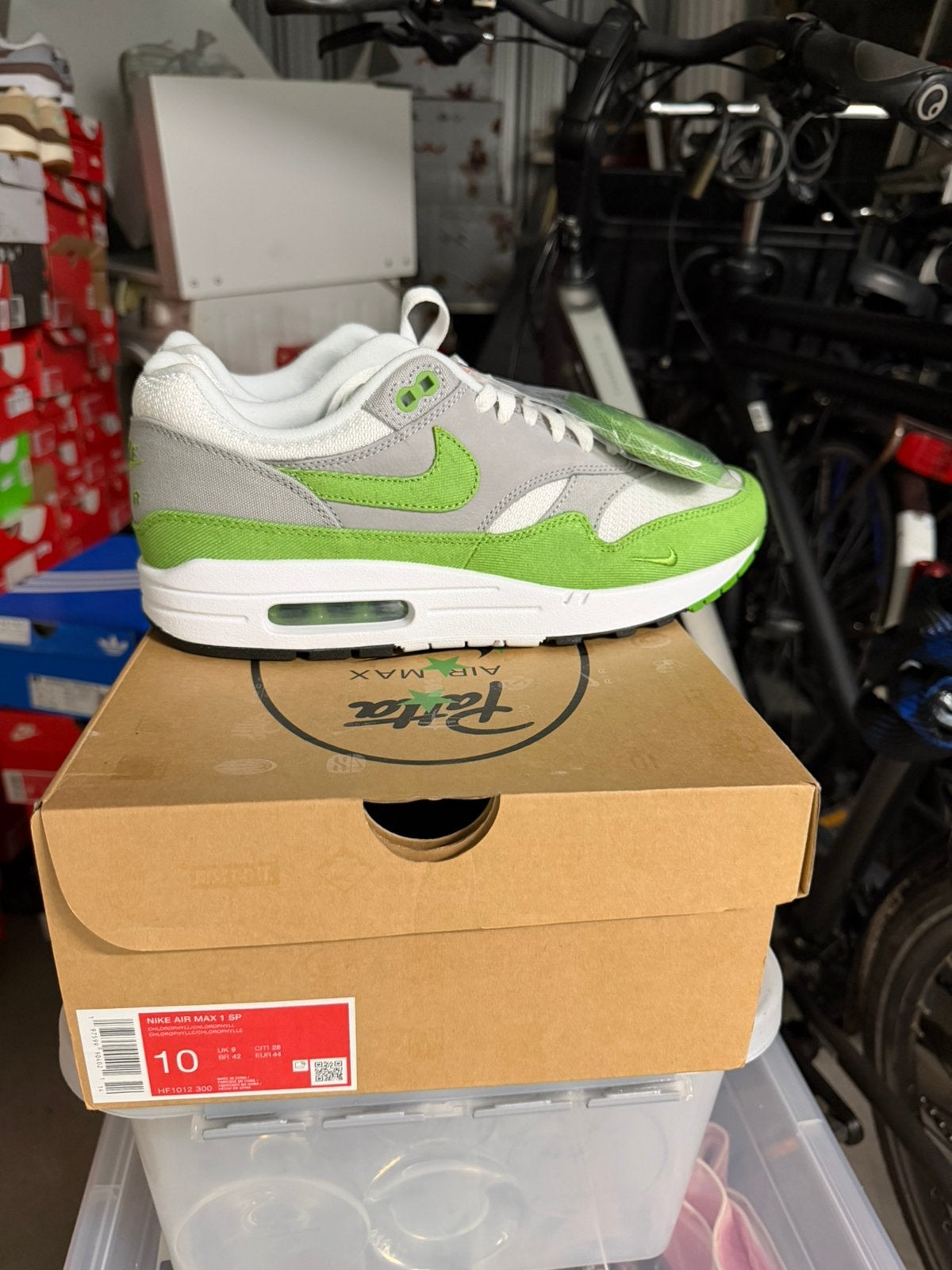Nike Air Max 1 Patta Chlorophyll 44, Verzenden, Nieuw, Overige kleuren