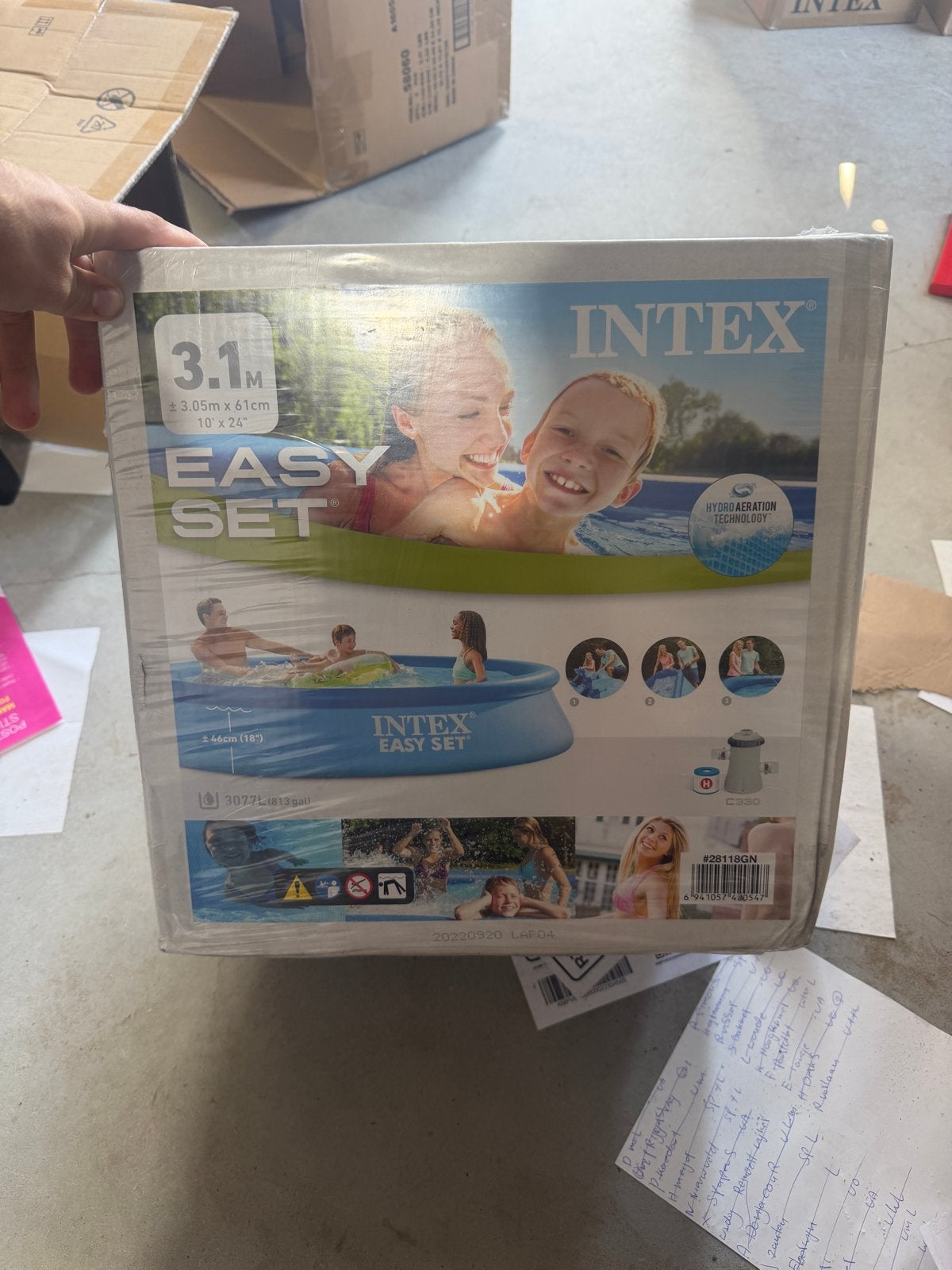 Intex Easy Set Opzetzwembad 3.05m x 61cm, Tuin en Terras, Zwembaden, Minder dan 80 cm, Rond, Ophalen of Verzenden, Opzetzwembad