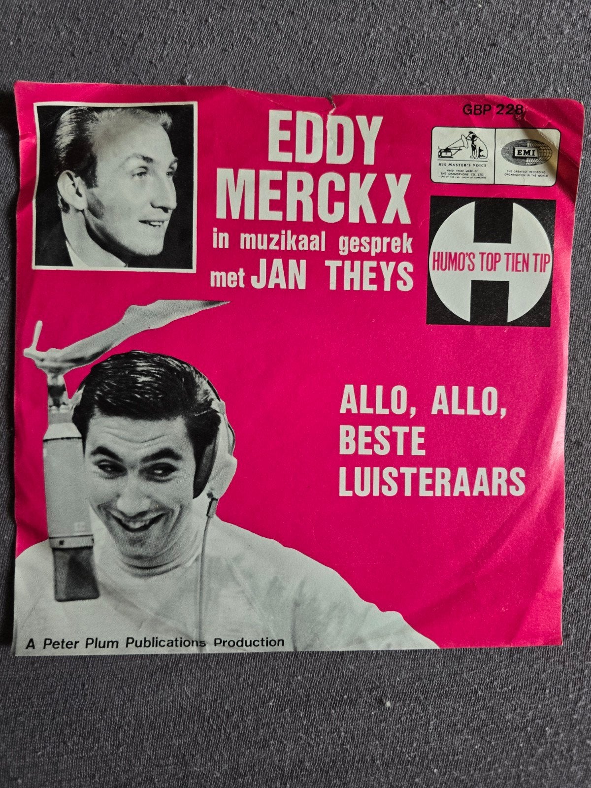 Eddy Merckx single, Ophalen of Verzenden, Gebruikt, Nederlandstalig