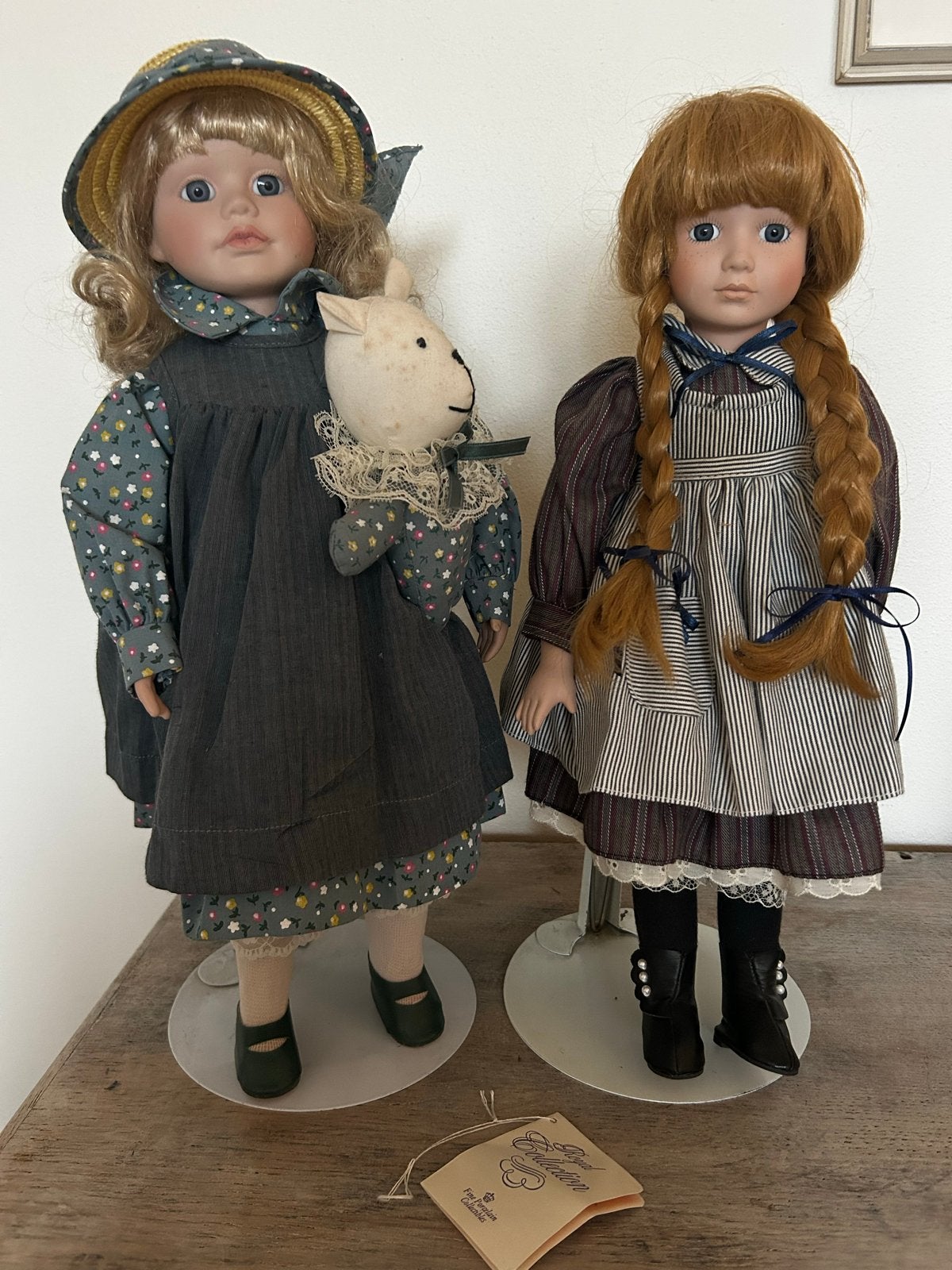 Royal Collection handgemaakte porseleinen poppen (42 cm), Verzamelen, Ophalen of Verzenden, Gebruikt, Pop