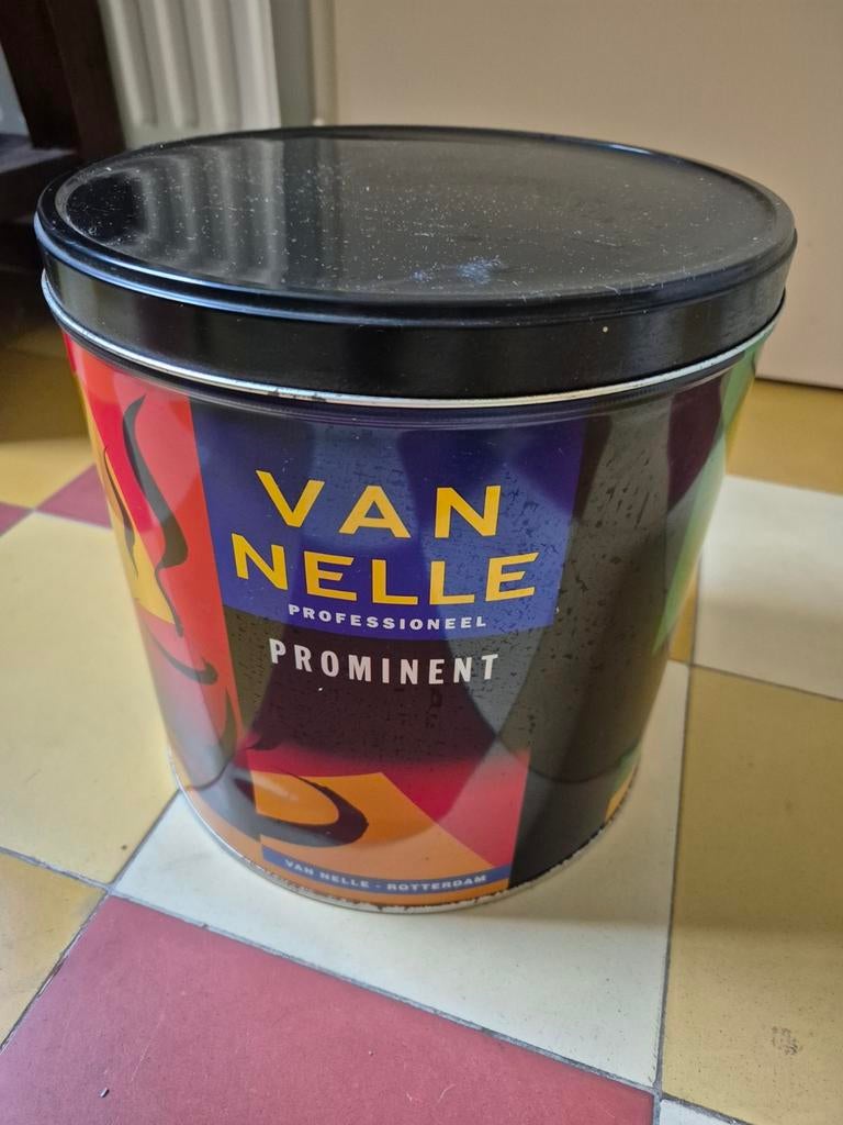 Van Nelle en Kanis en Gunnink opbergbussen, Ophalen, Metaal