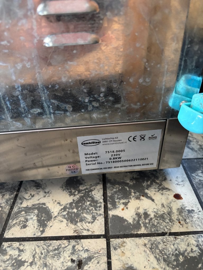 CombiSteel warmhoudkast horeca | RVS | Werkt goed, Ophalen, Gebruikt, RVS Meubilair