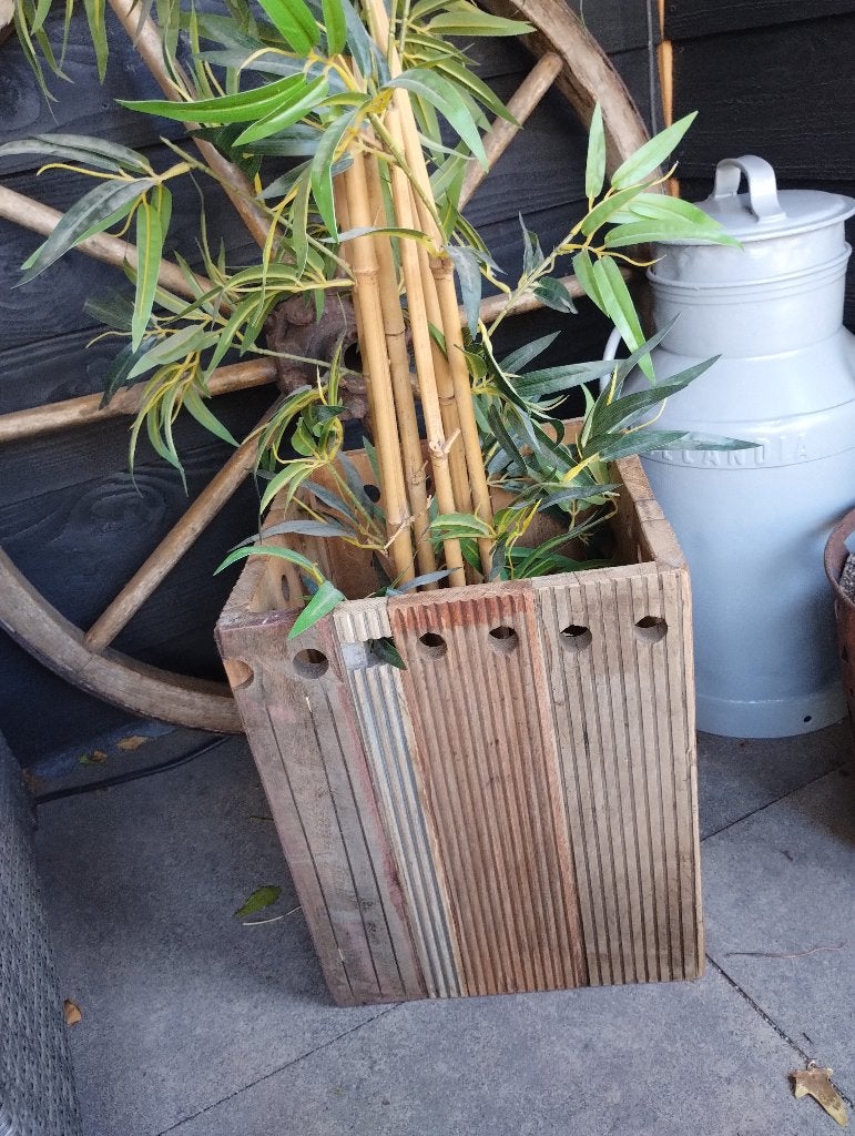 Leuke houten plantenbak, Antiek en Kunst, Ophalen