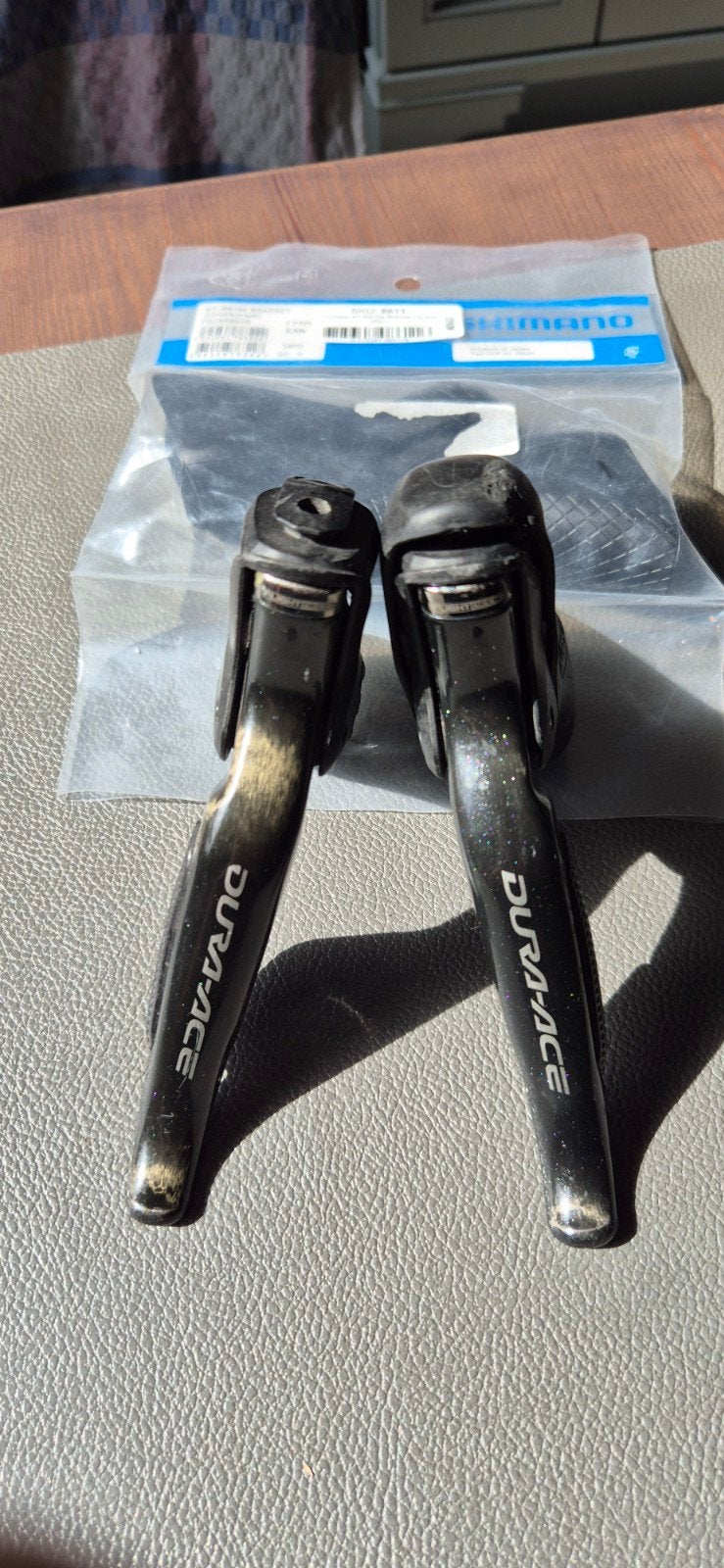Shimano Dura ace DI 2 L+R shifter 10 speed mechanische remme, Fietsen en Brommers, Fietsonderdelen, Ophalen of Verzenden